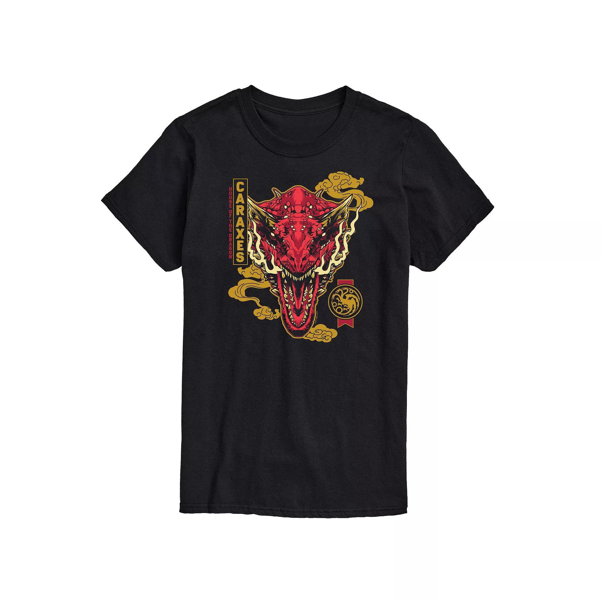 Men's House Of Dragon Caraxes Badge Graphic Tee,  Product Image