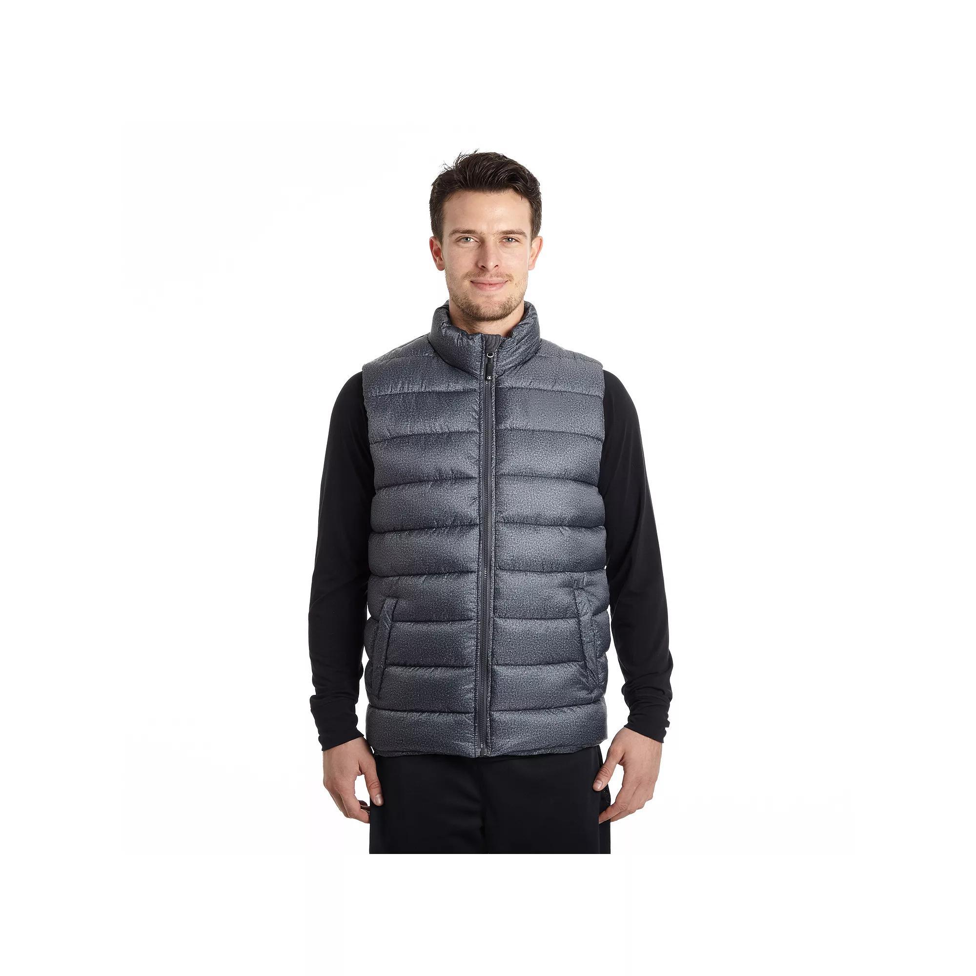 Big & Tall Excelled Insulated Puffer Vest, Men's, Size: 3XL, Granite Grey Product Image