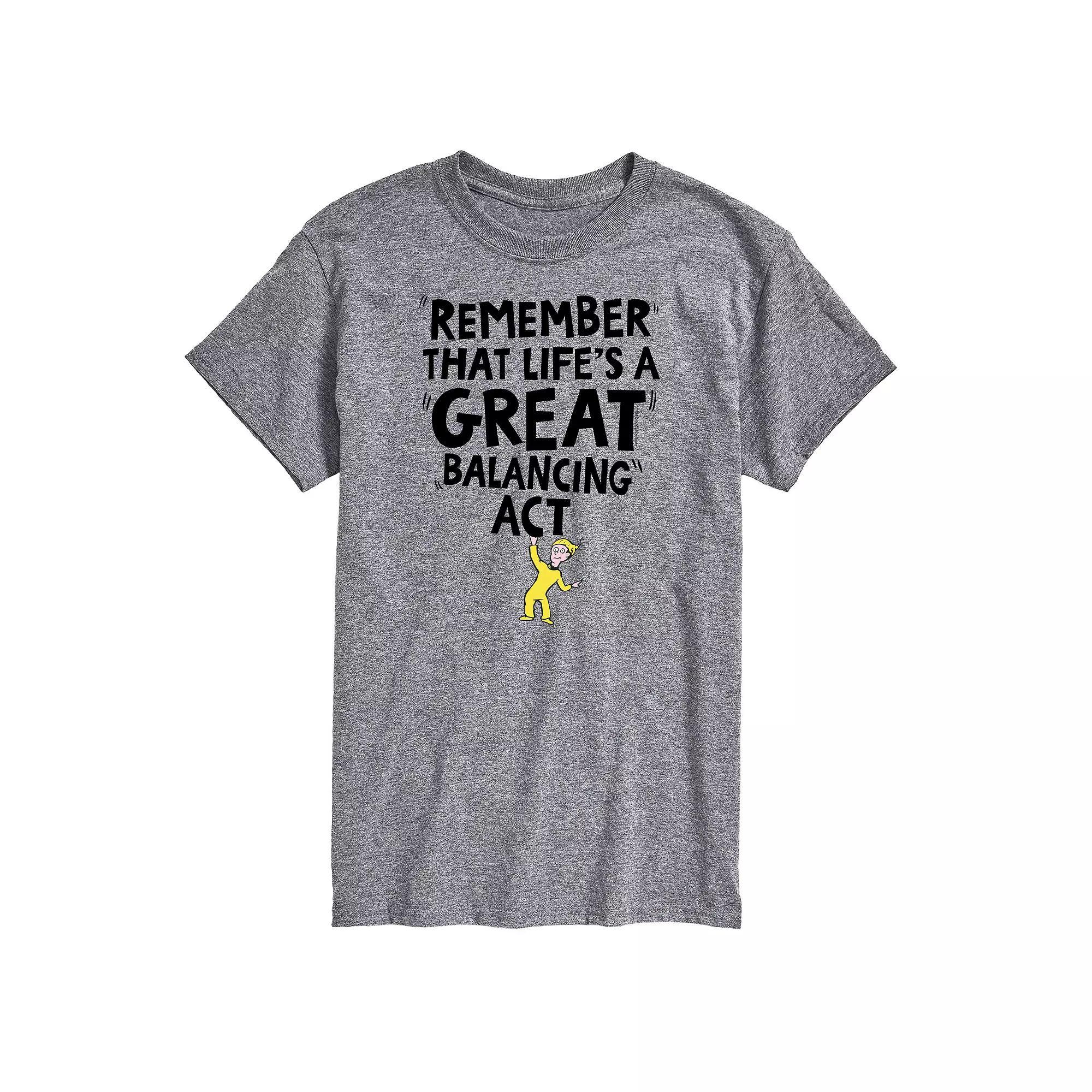 Big & Tall Dr. Seuss Balancing Act Tee, Men's,  Product Image