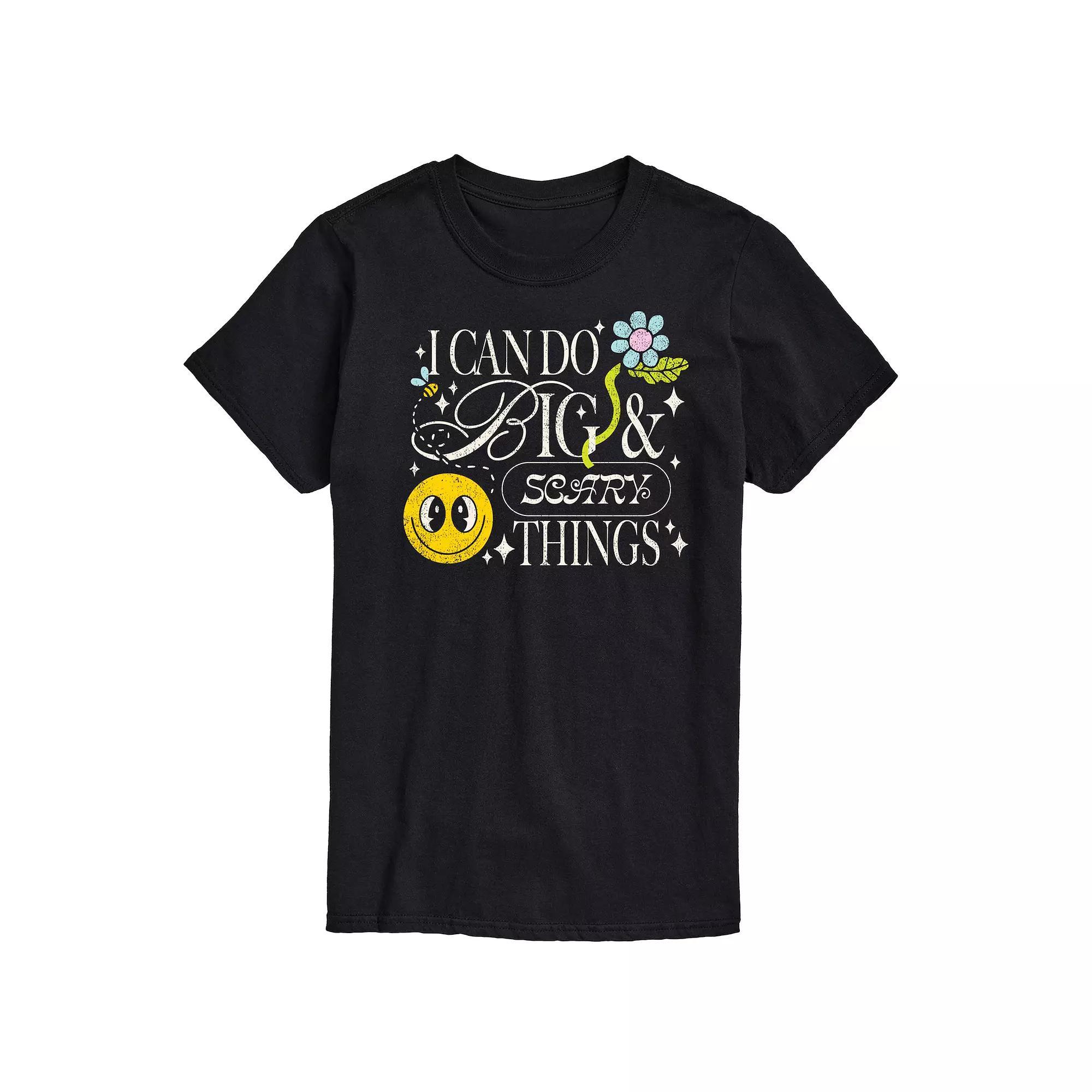 Men's Big and Scary Things Graphic Tee, Size: Medium, Black Product Image