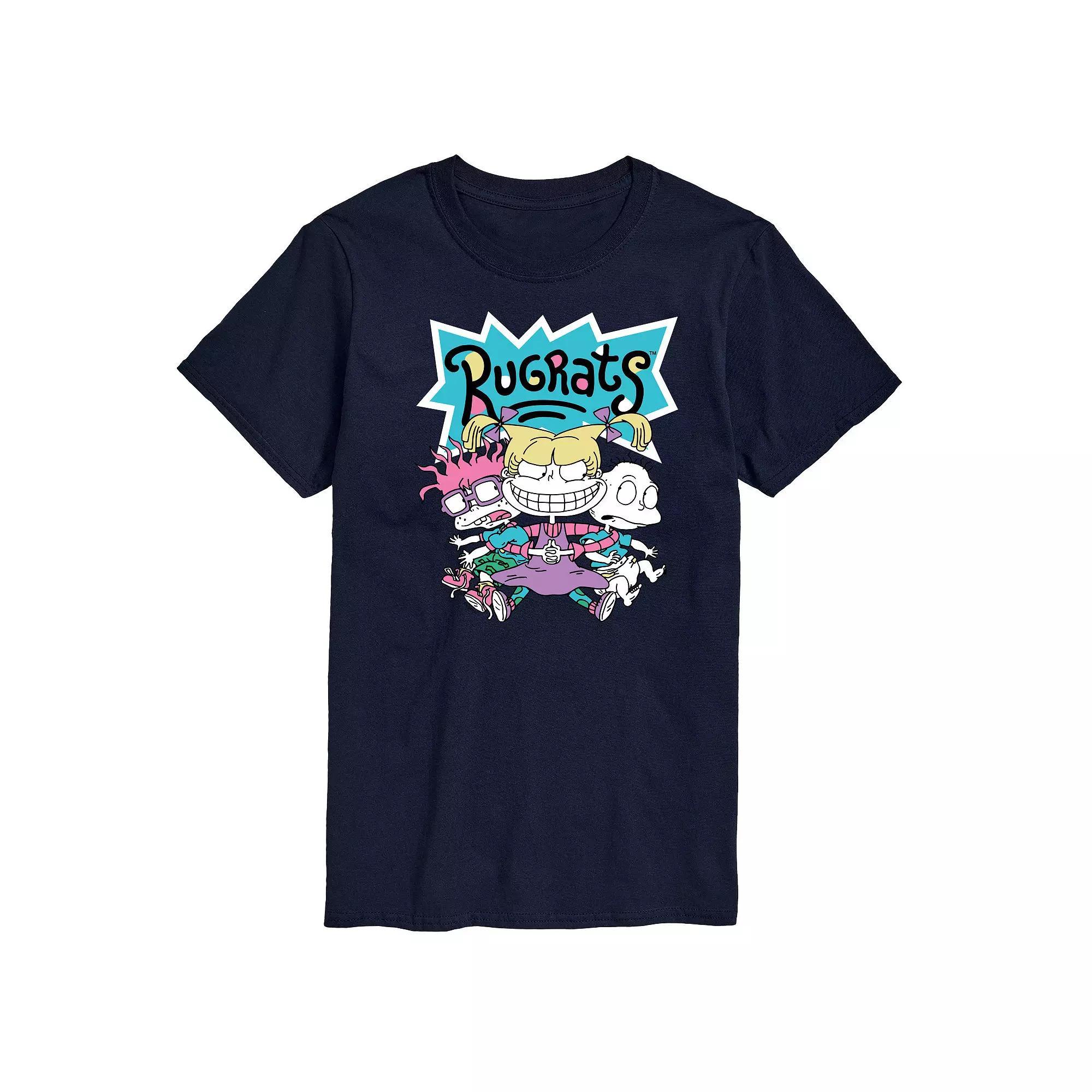 Men's Rugrats Squad Graphic Tee, Size: XXL, Blue Product Image