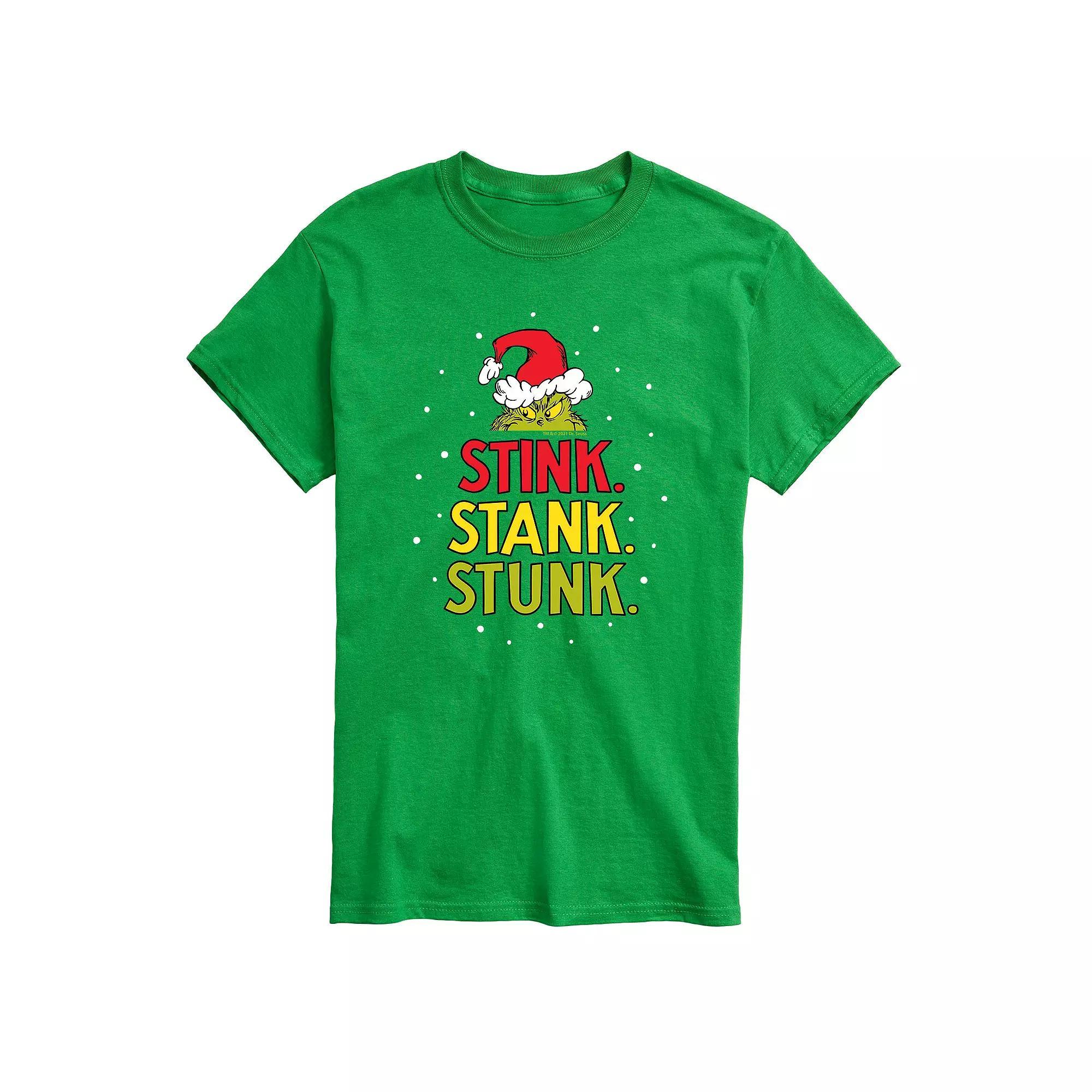 Men's Dr. Seuss The Grinch "Stink Stank Stunk" Tee,  Product Image