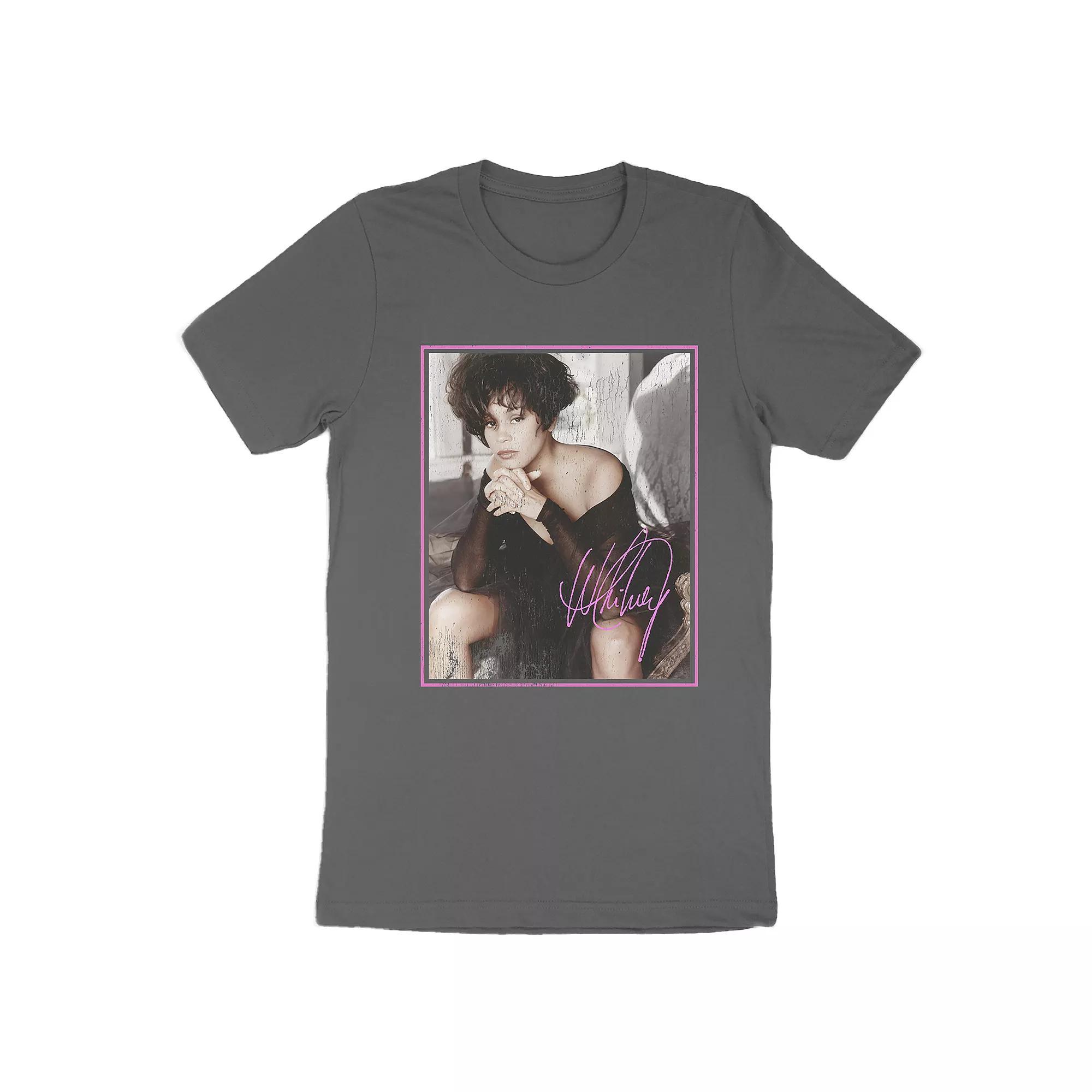 Men's Whitney Houston Tee, Size: Medium, Grey Product Image
