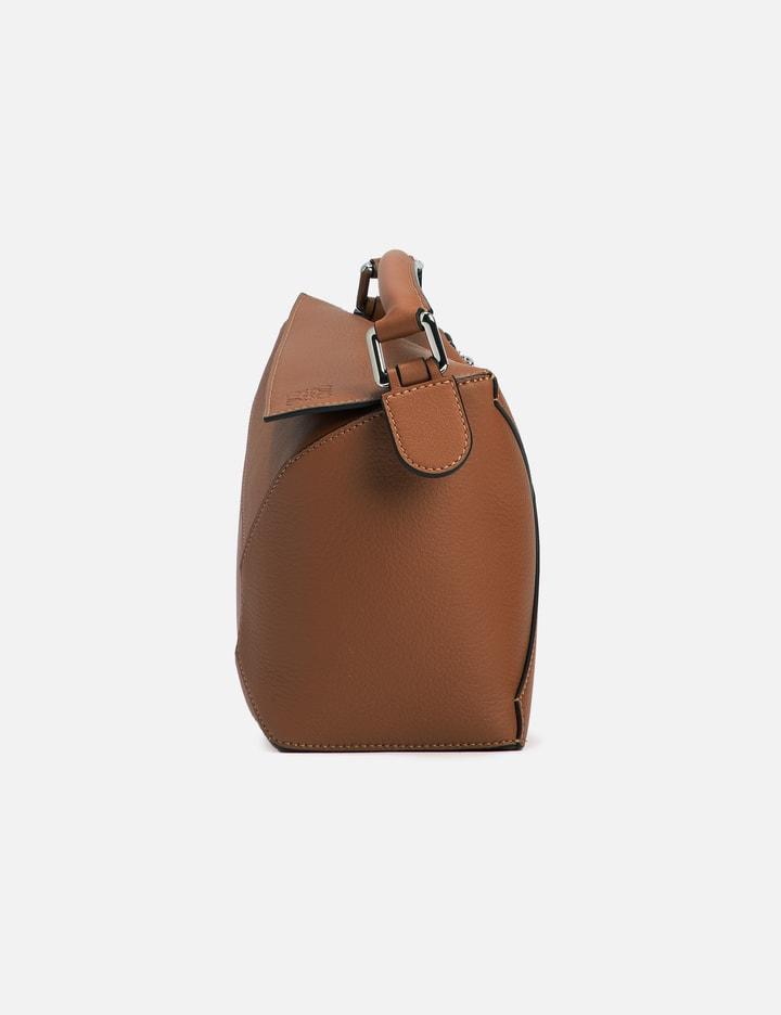 LOEWE Puzzle Small Leather Handbag In Brown Product Image