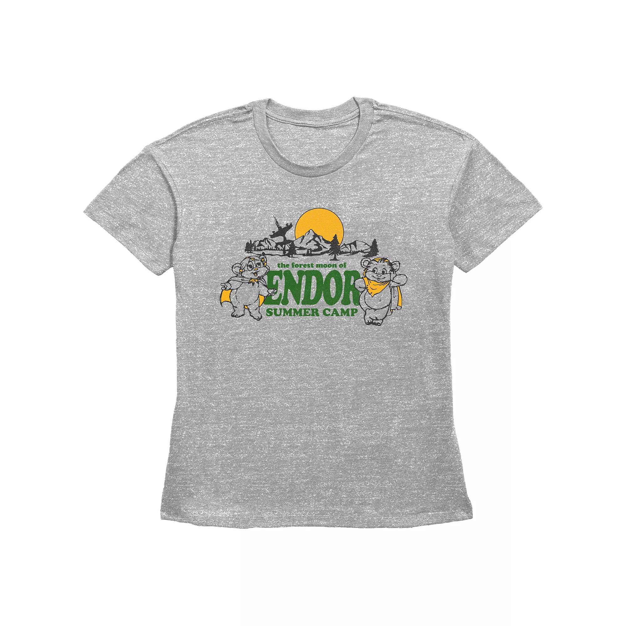 Women's Star Wars Endor Summer Camp Basic Fit Graphic Tee, Girl's,  Product Image