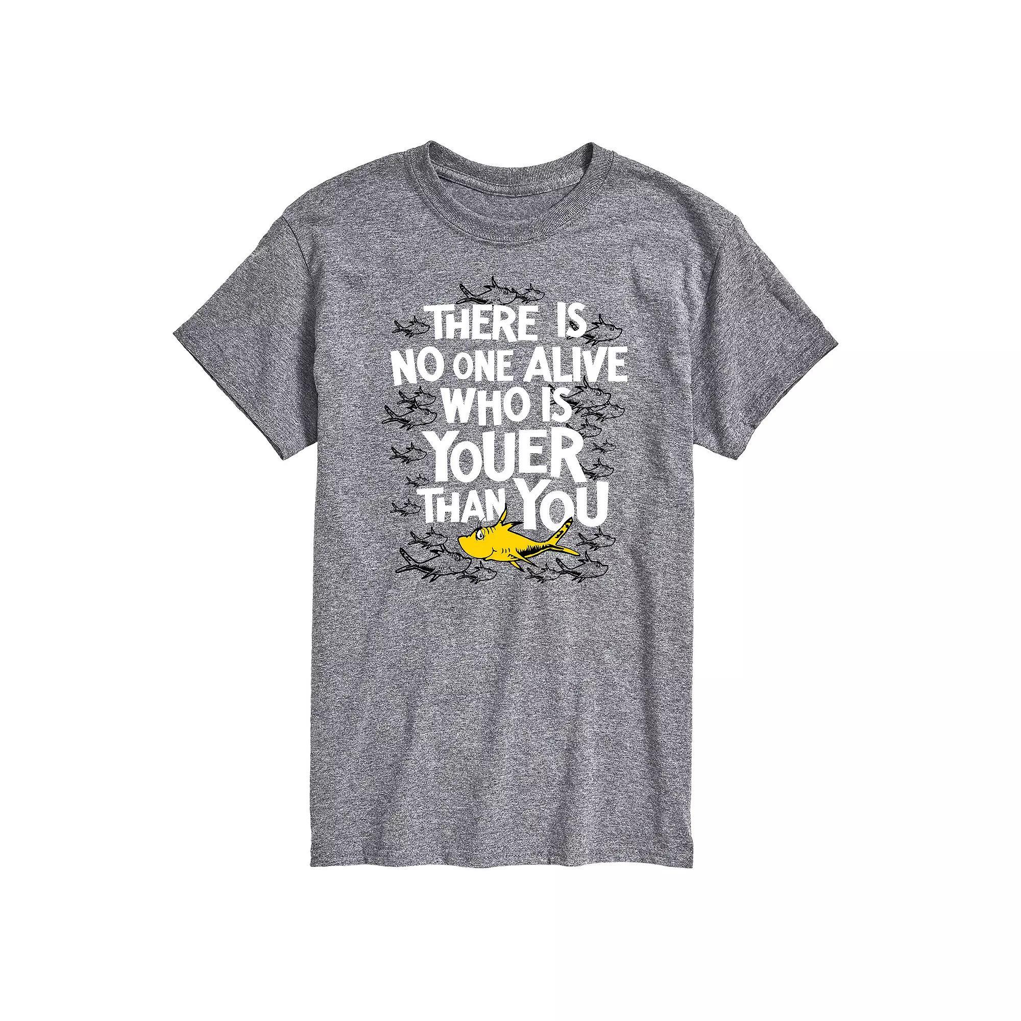 Big & Tall Dr Seuss Youer Than You Tee, Men's, Size: XXL Tall, Gray Product Image