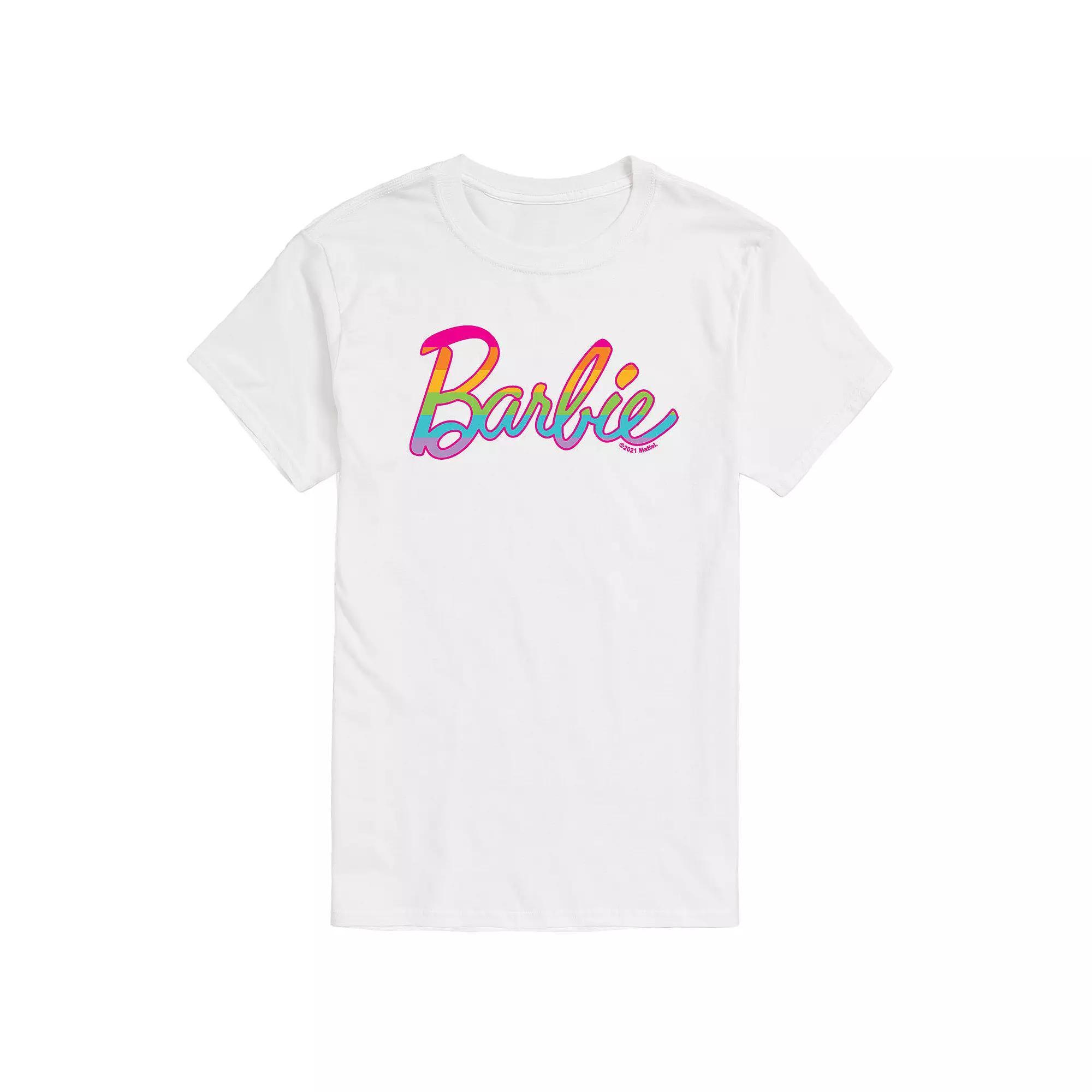 Men's Barbie Pride Rainbow Tee,  Product Image
