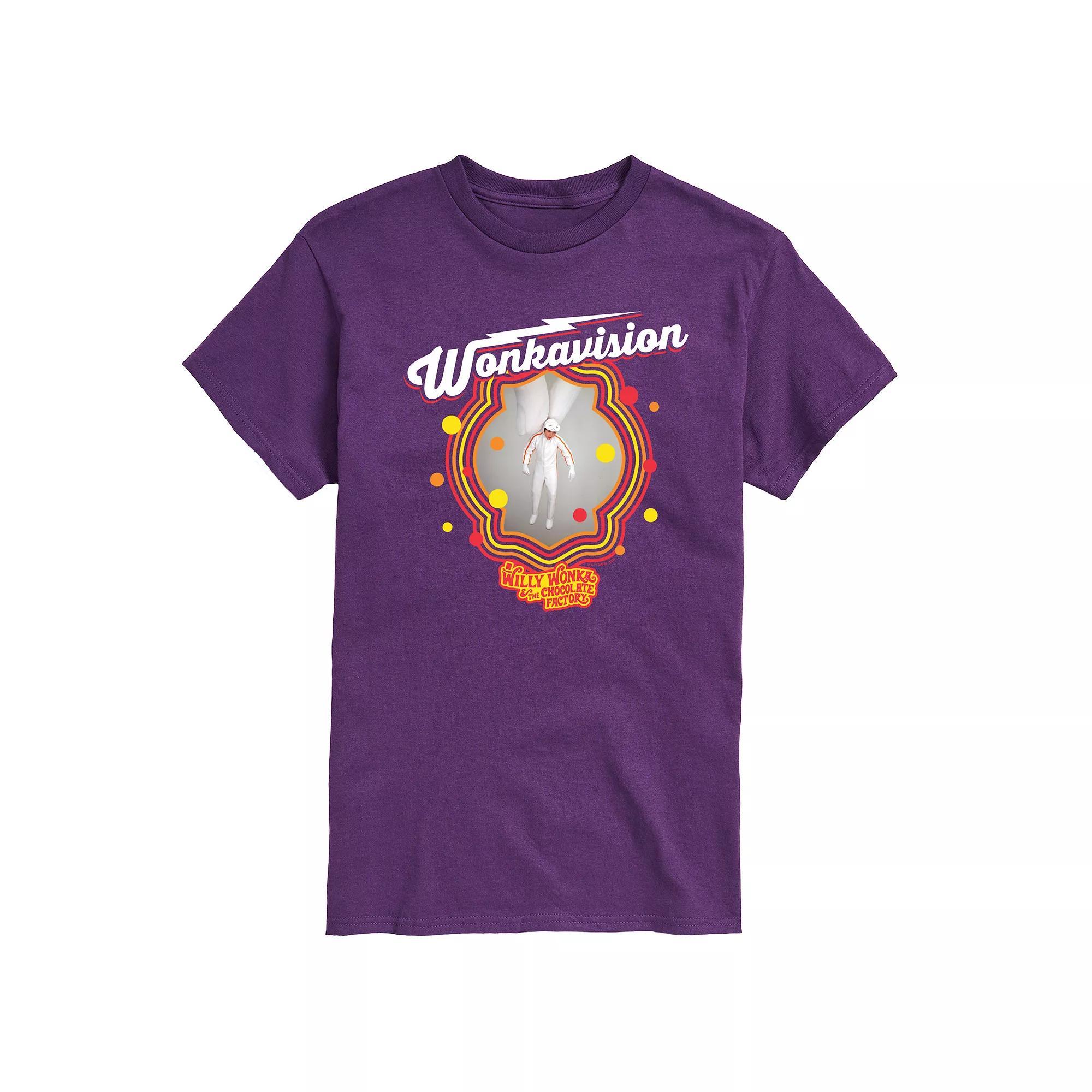 Men's Willy Wonka Wonkavision Graphic Tee,  Product Image