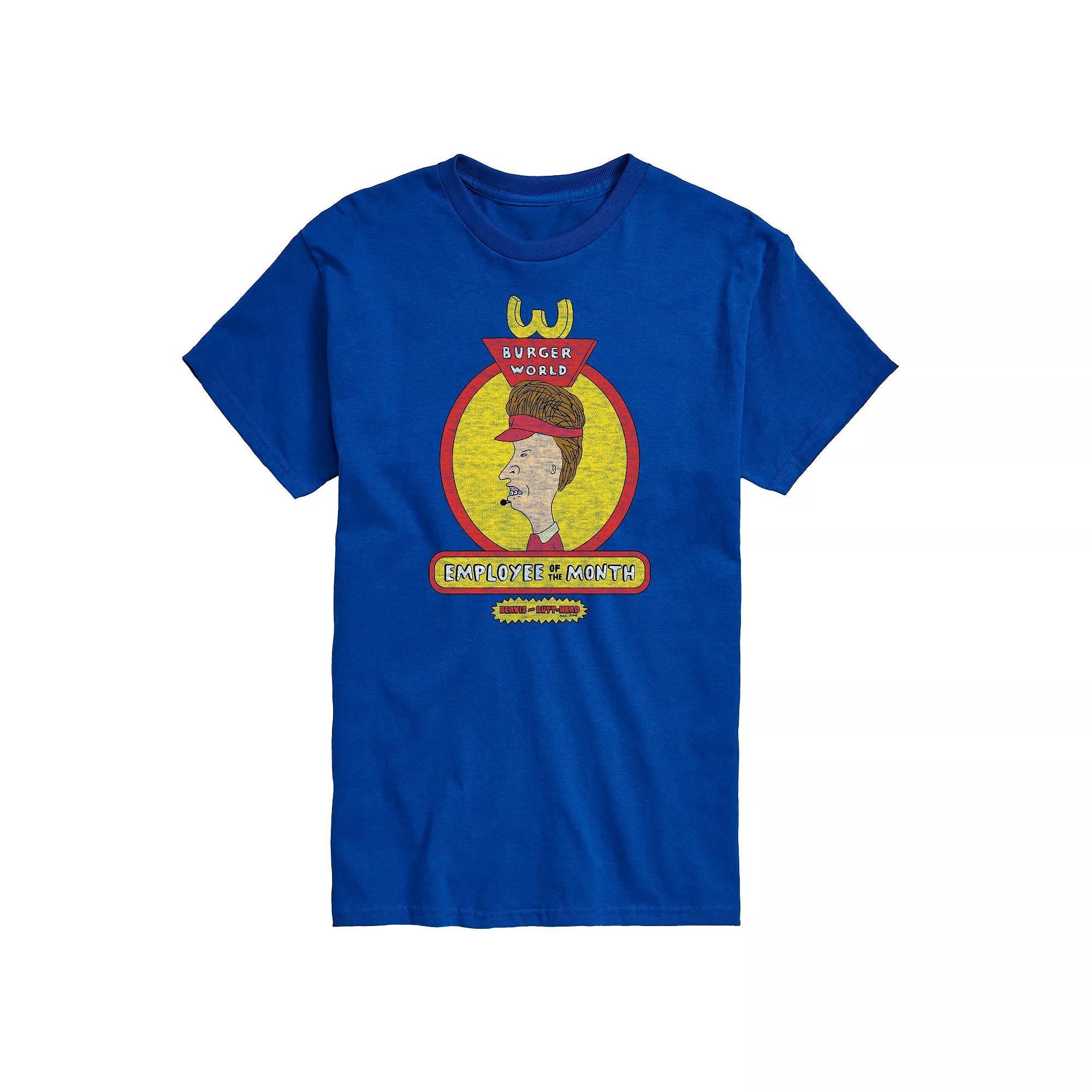 Men's Beavis And Butthead Employee Of The Month Tee,  Product Image
