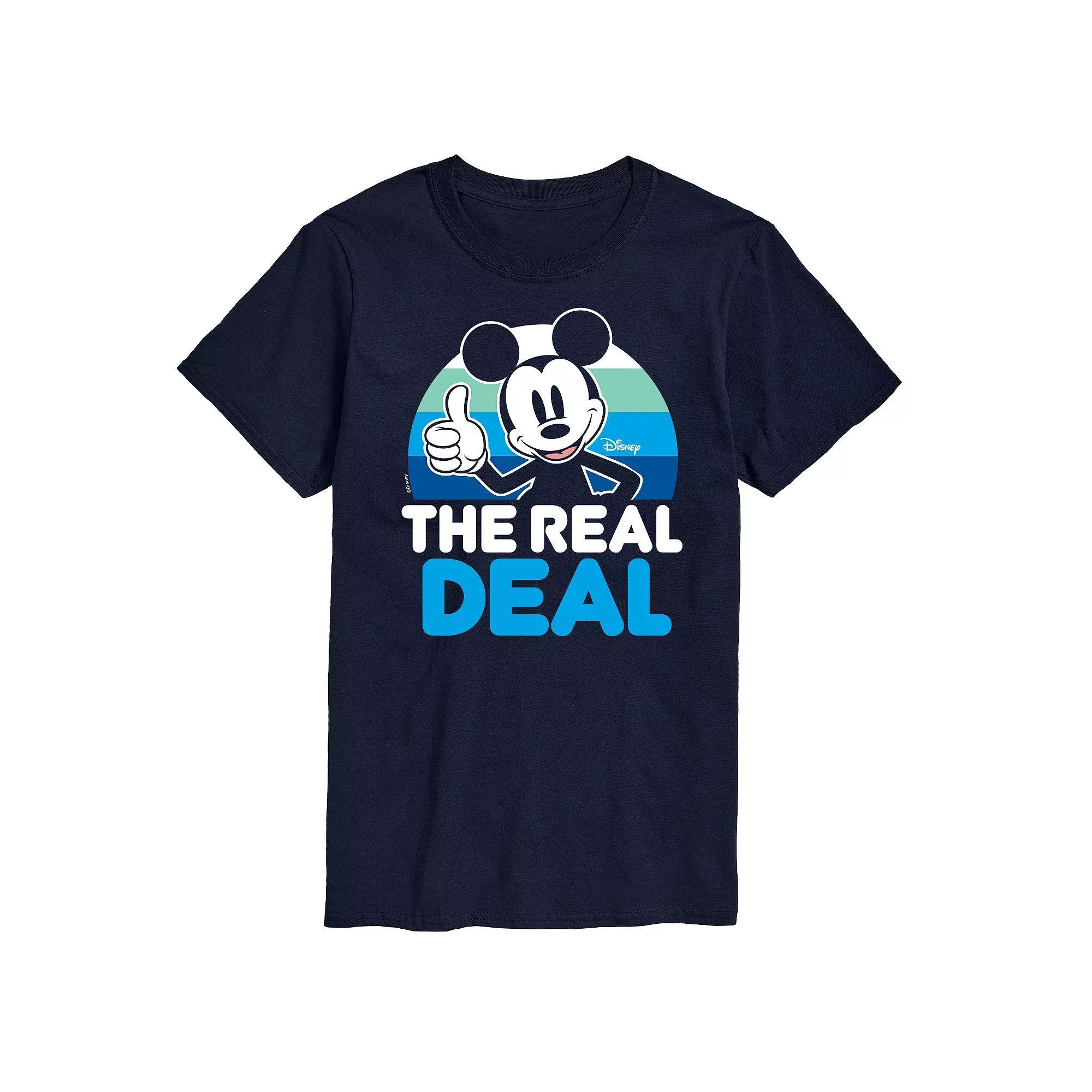 Disney's Mickey Mouse Big & Tall Real Deal Graphic Tee, Men's,  Product Image