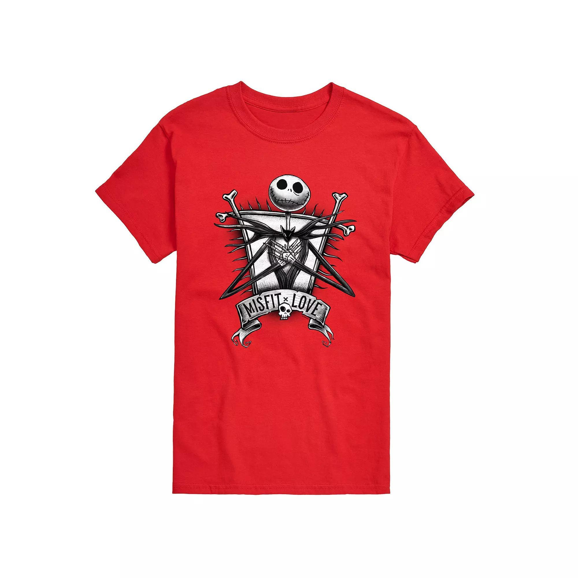 Disney's Nightmare Before Christmas Jack Men's Graphic Tee, Size: Small, Red Product Image