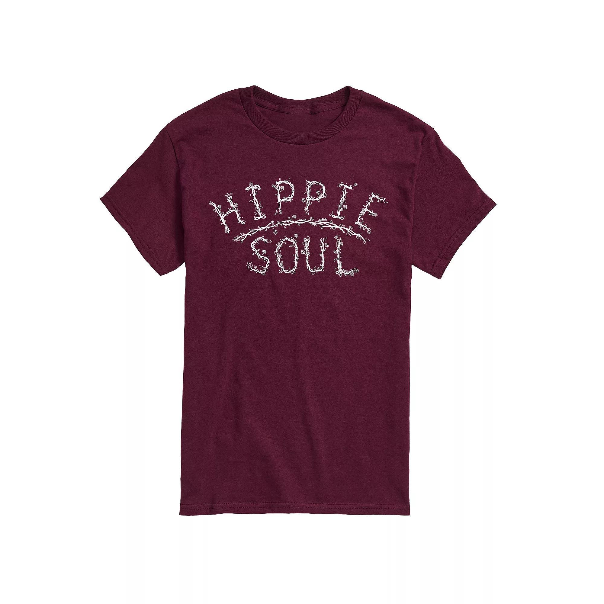 Men's Hippie Soul Tee, Size: XL, Red Product Image