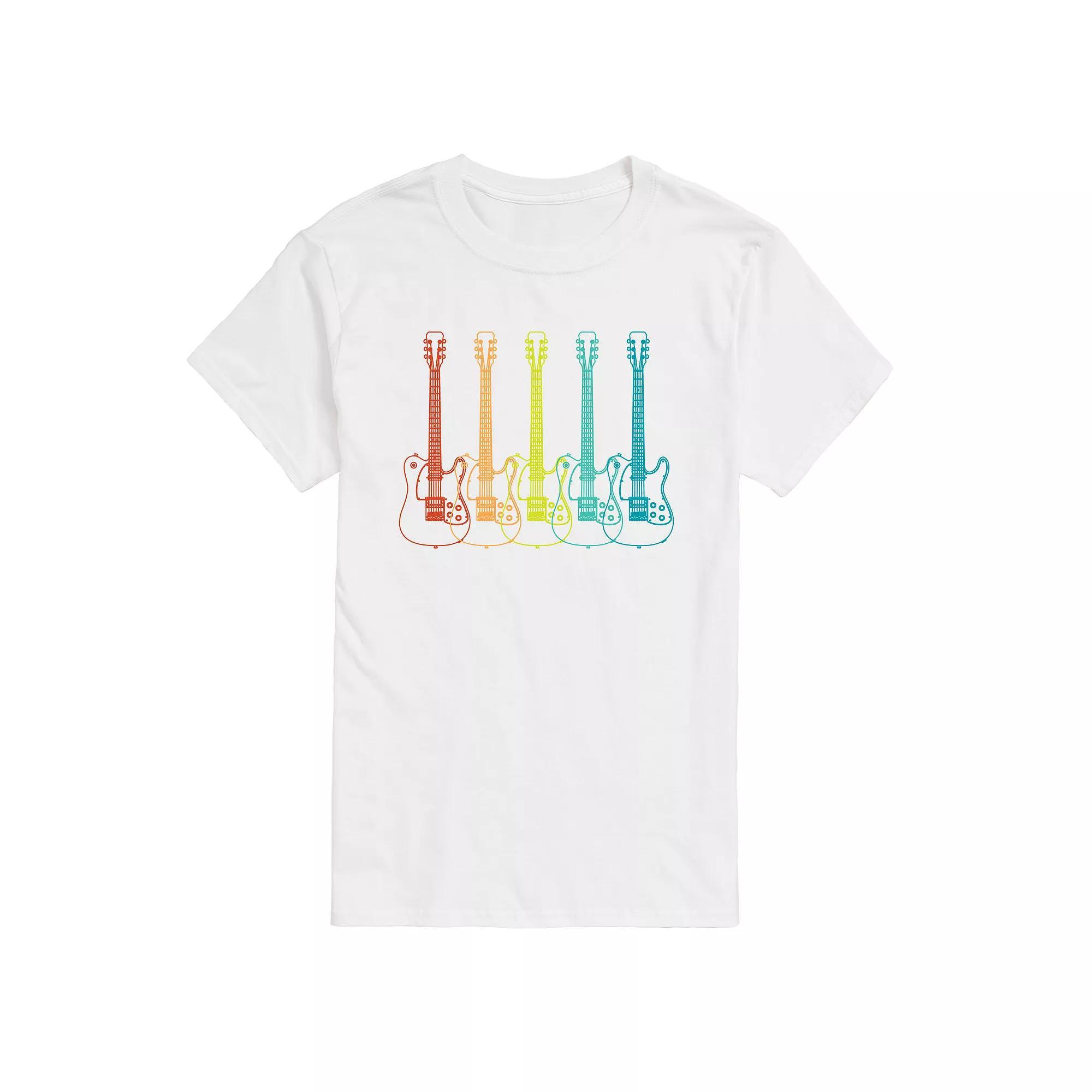 Big & Tall Guitar Lineup Graphic Tee, Men's,  Product Image