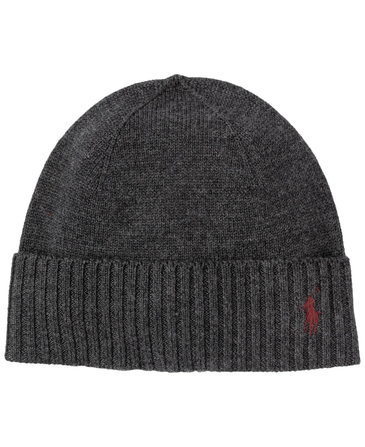 POLO RALPH LAUREN Men's Washable Merino Beanie In Dark Loden Product Image