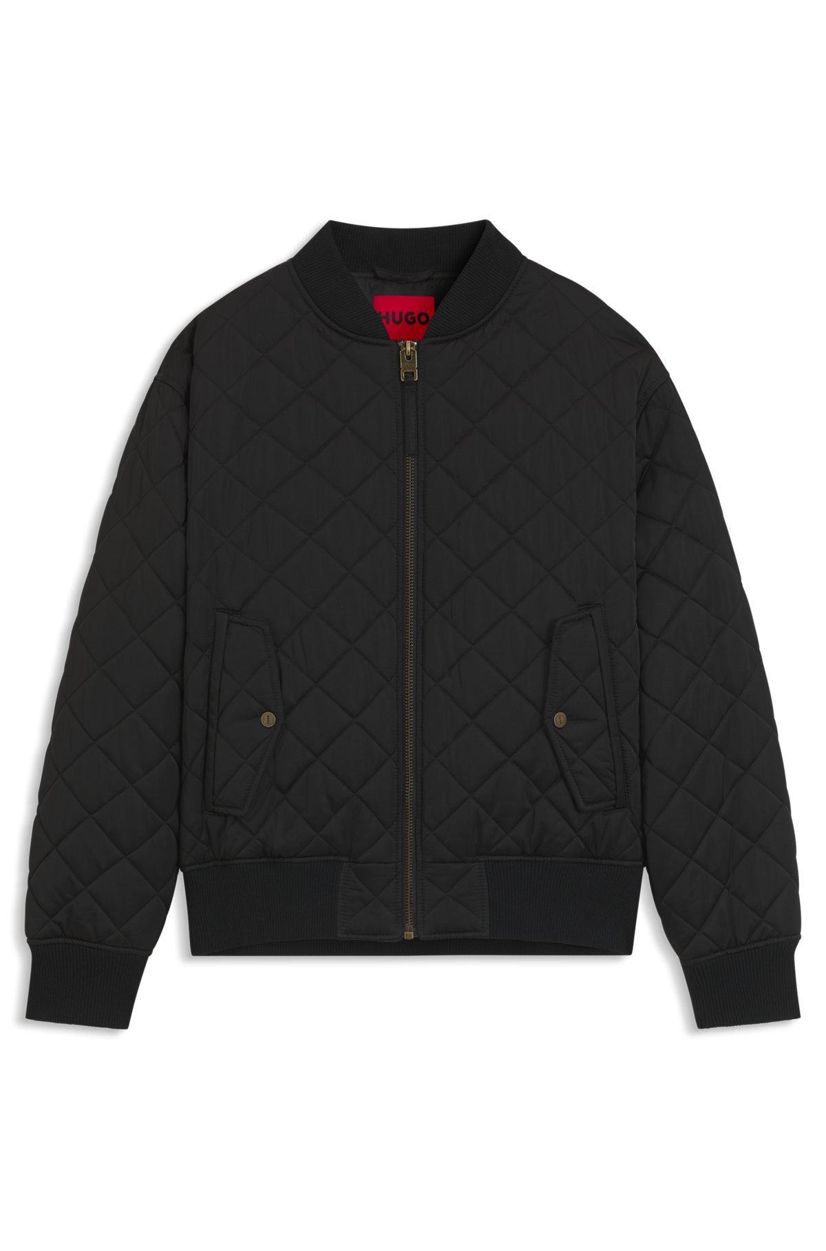 Water-repellent jacket in quilted satin Product Image