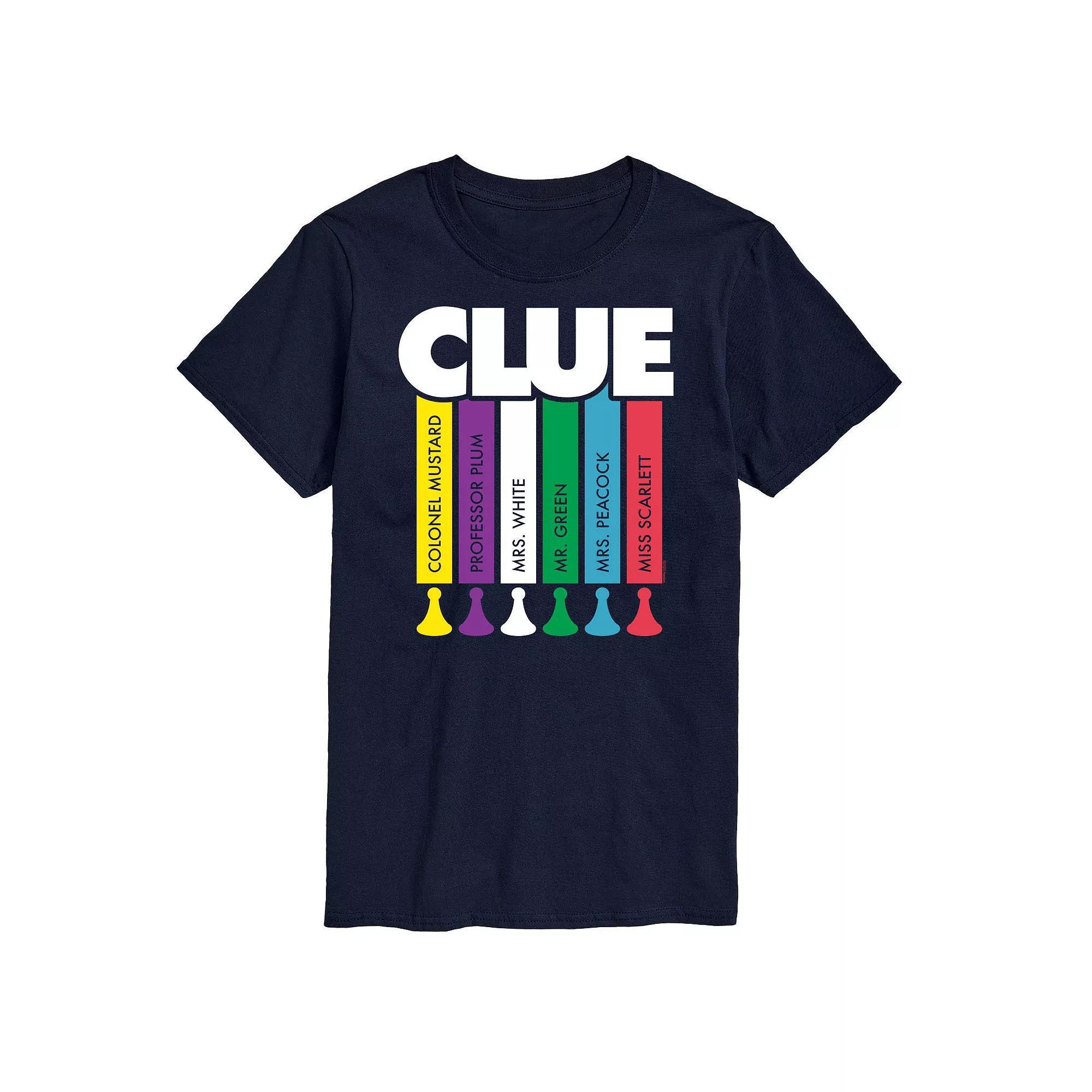 Big & Tall Clue Logo Characters Graphic Tee, Men's, Size: XXL Tall, Blue Product Image