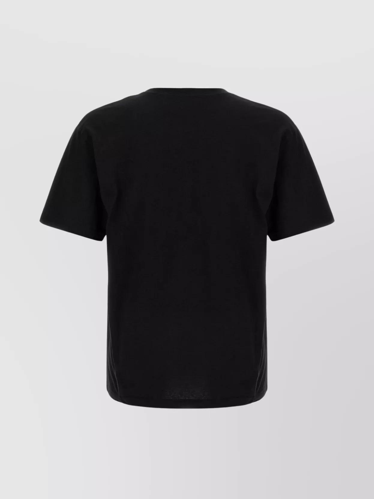 VALENTINO Graphic Print House Cat Crew Neck T-shirt In Red Product Image