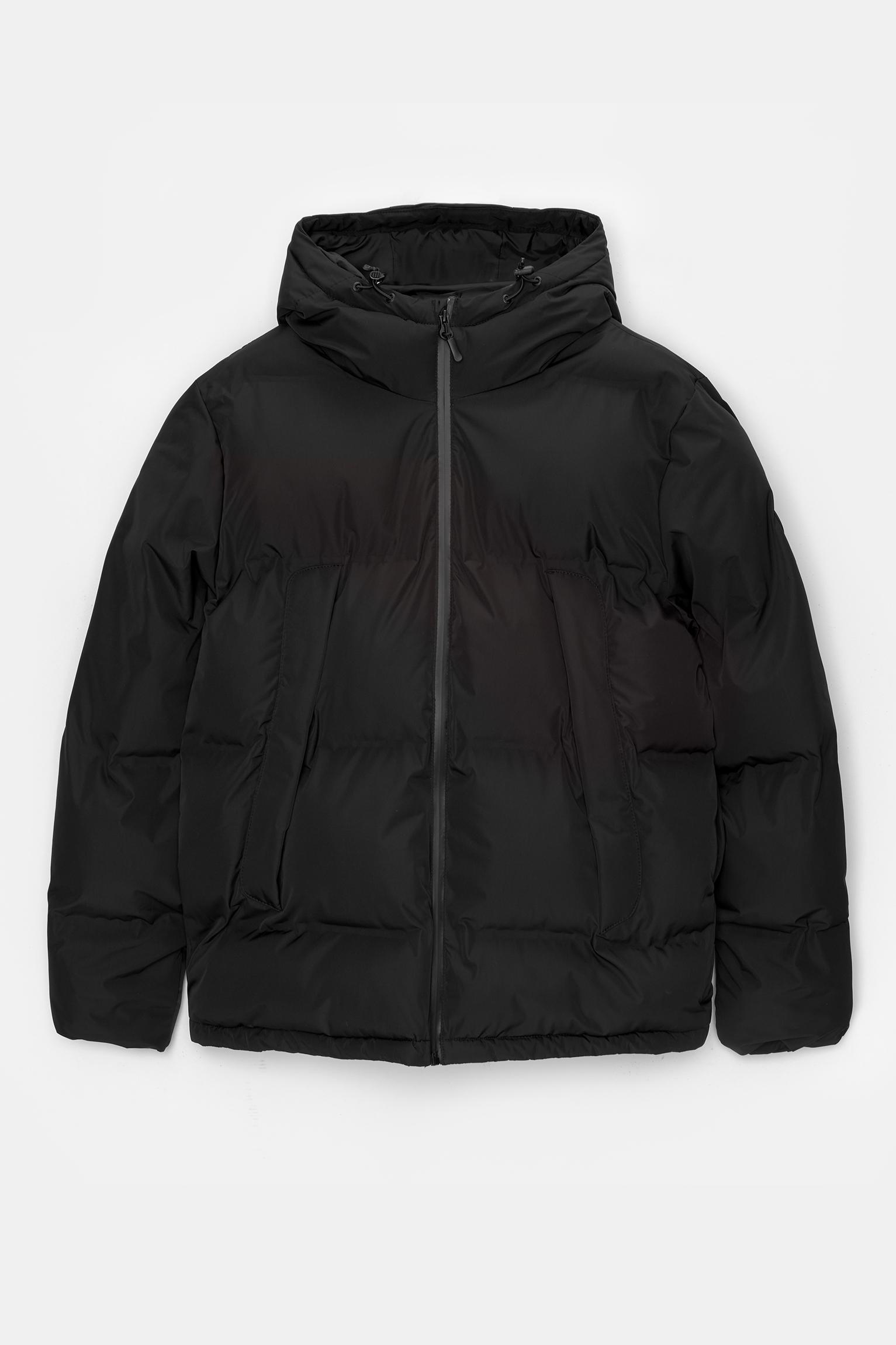 Puffer jacket with hood Product Image