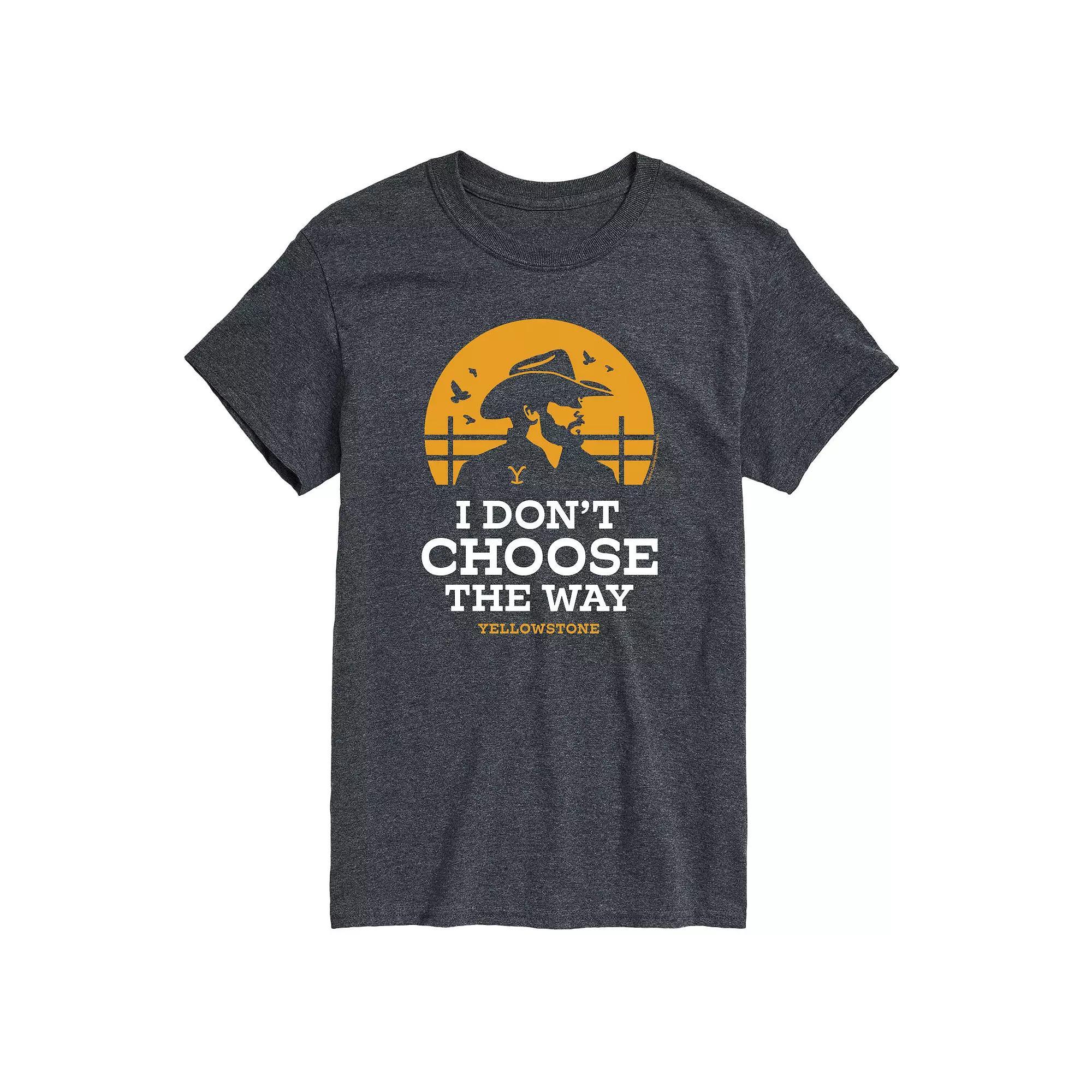 Big & Tall Yellowstone Choose The Way Tee, Men's,  Product Image