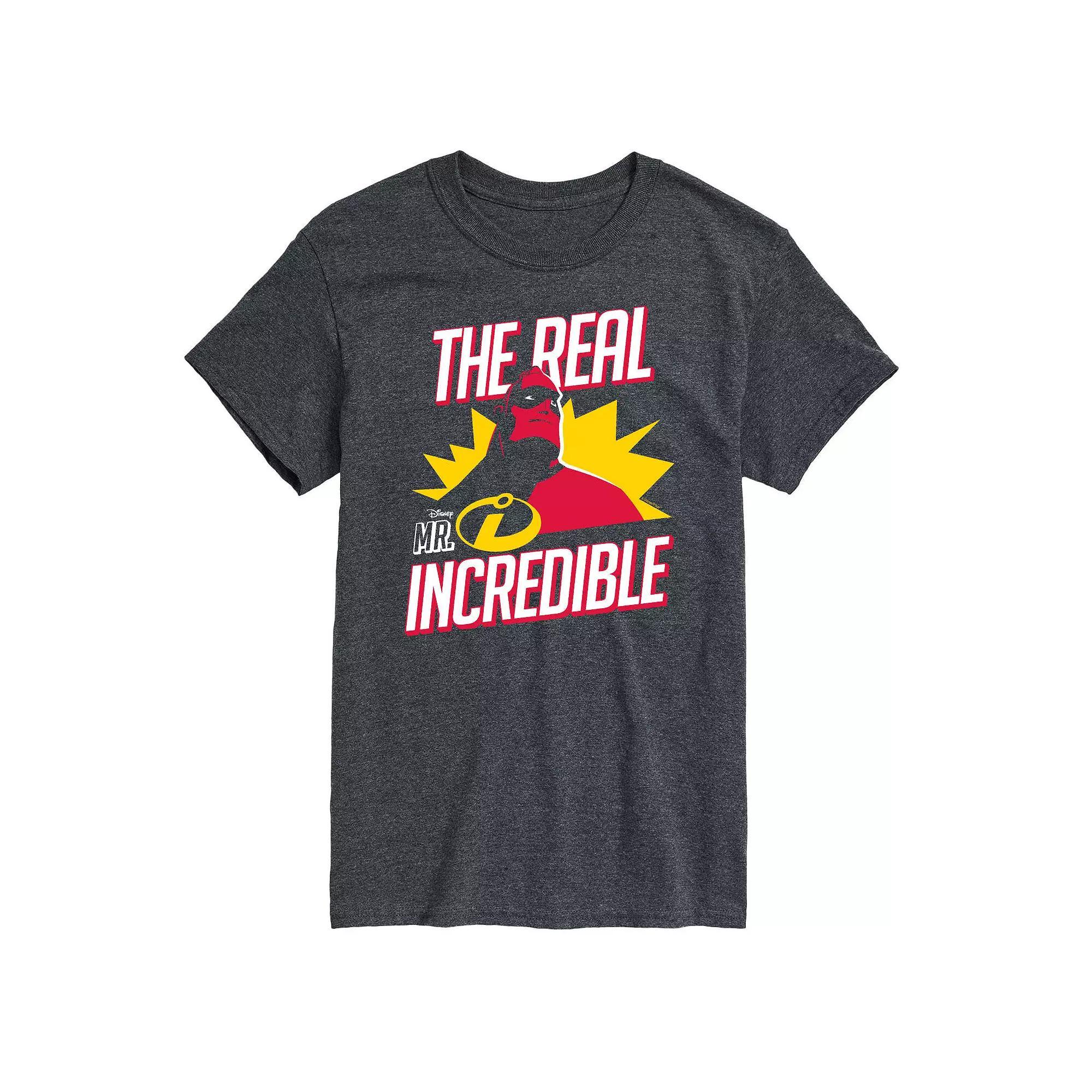 Disney's Men's The Incredibles The Real Mr. Tee, Size: 6XB, Gray Product Image