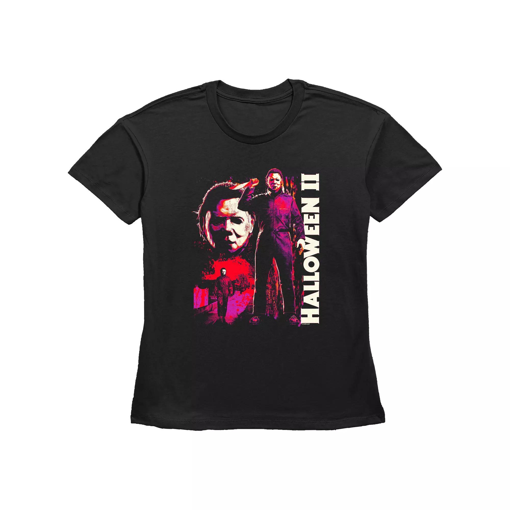 Women's Halloween II Michael Myers Graphic Tee, Size: XL, Black Product Image