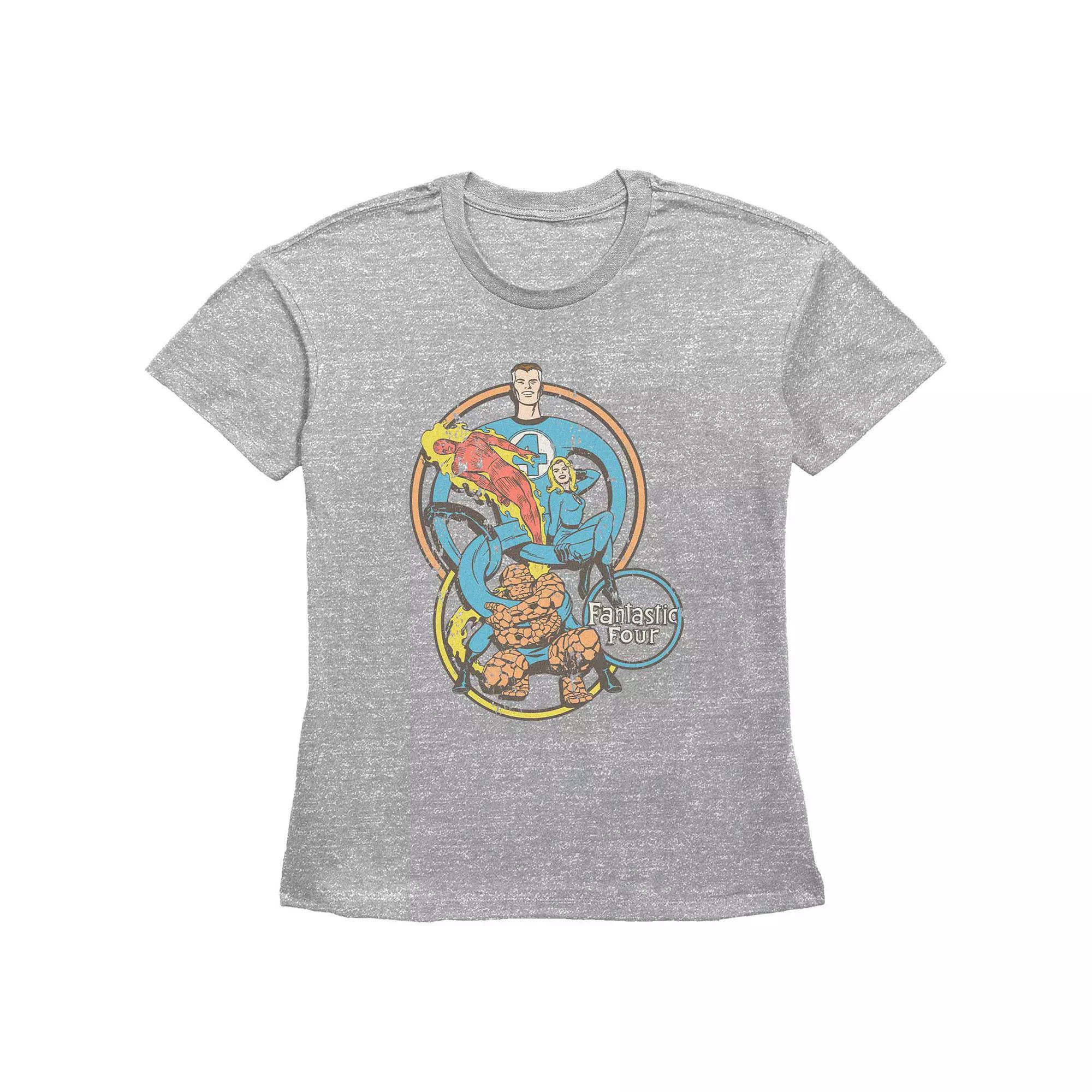 Women's Marvel Fantastic Four Super Hoops Graphic Tee,  Product Image
