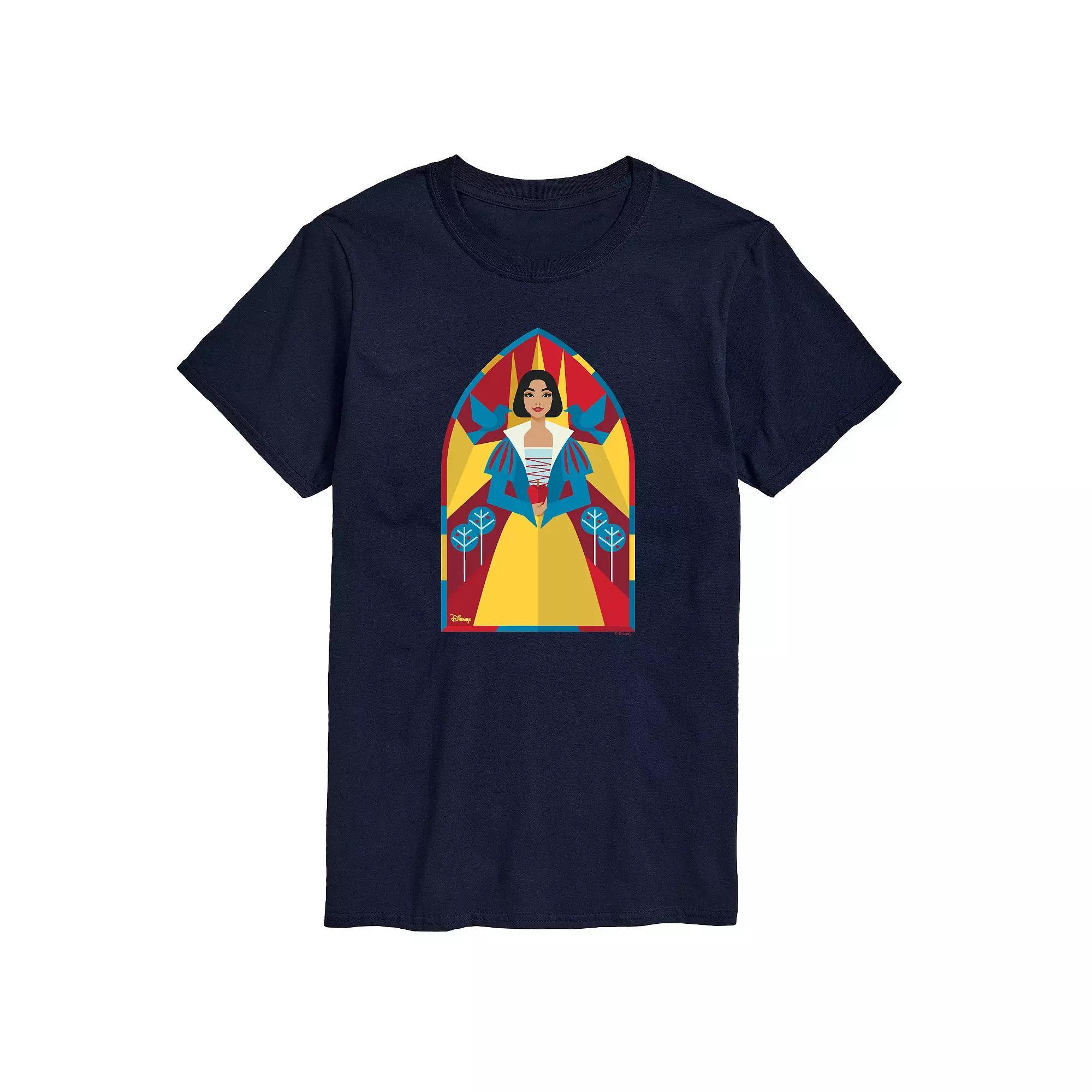 Disney's Snow White Big & Tall Stained Glass Graphic Tee, Men's,  Product Image