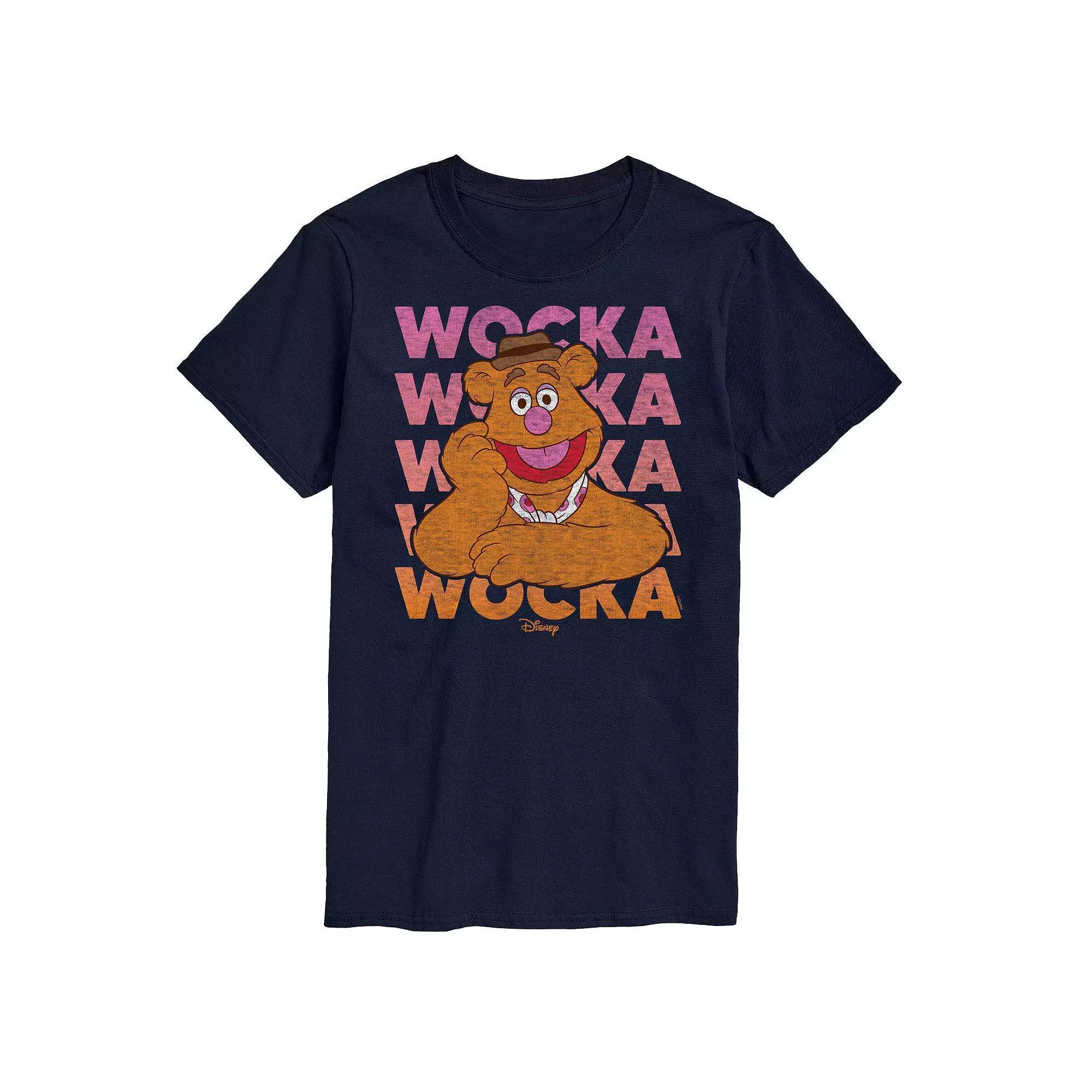 Disney's Men's The Muppets Wocka Wocka Tee, Size: 3XL Tall, Black Product Image