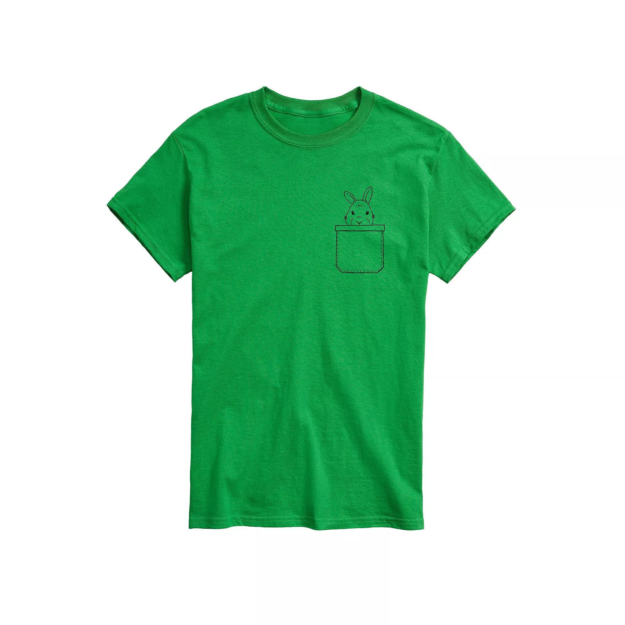 Big & Tall Bunny Pocket Tee, Men's,  Product Image