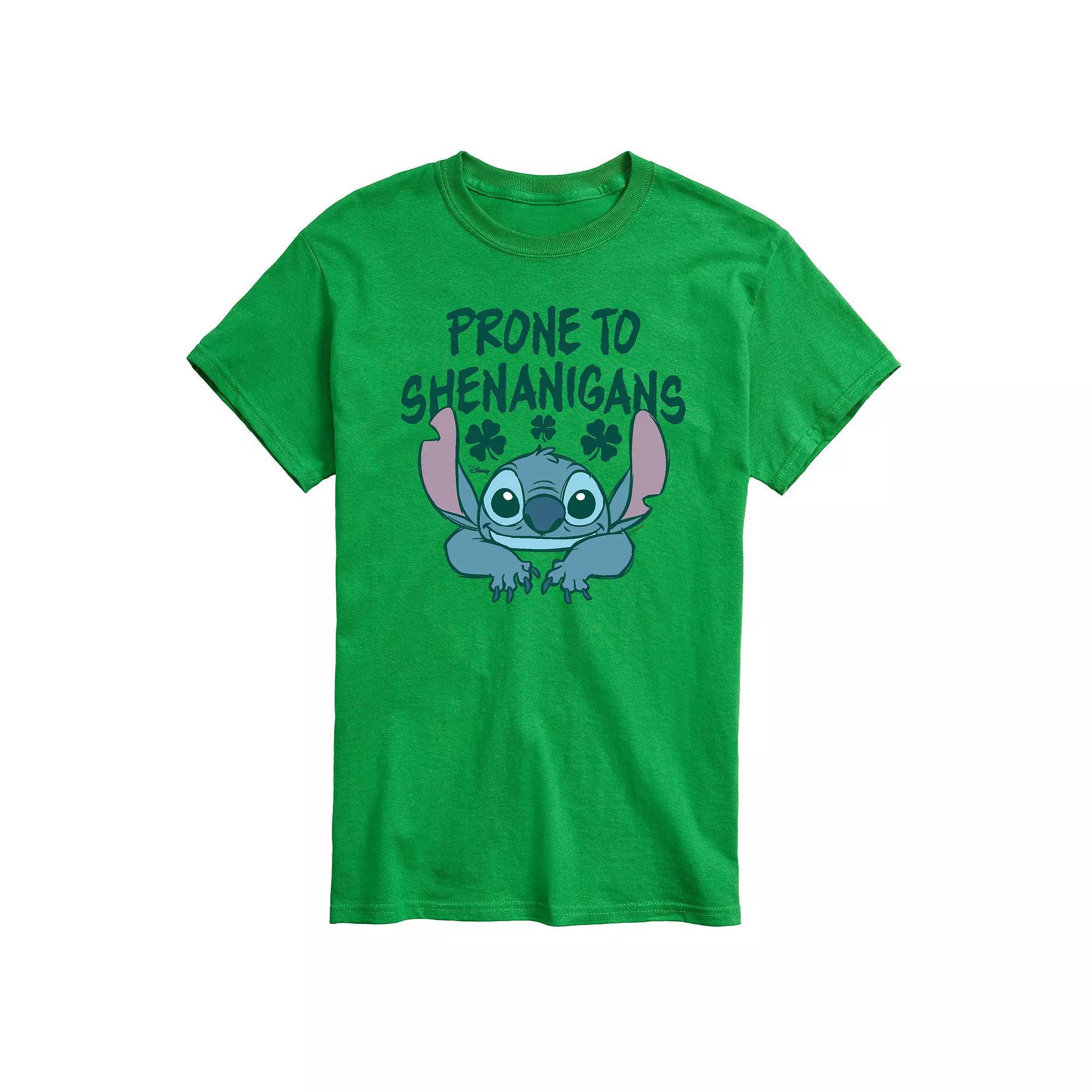 Disney's Lilo & Stitch Big & Tall Prone To Shenanigans Graphic Tee, Men's,  Product Image