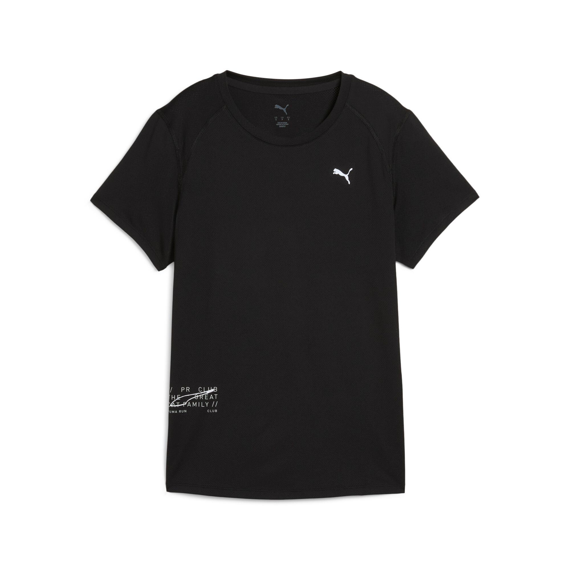 PUMA RUN Women's Graphic Mesh T-Shirt Product Image
