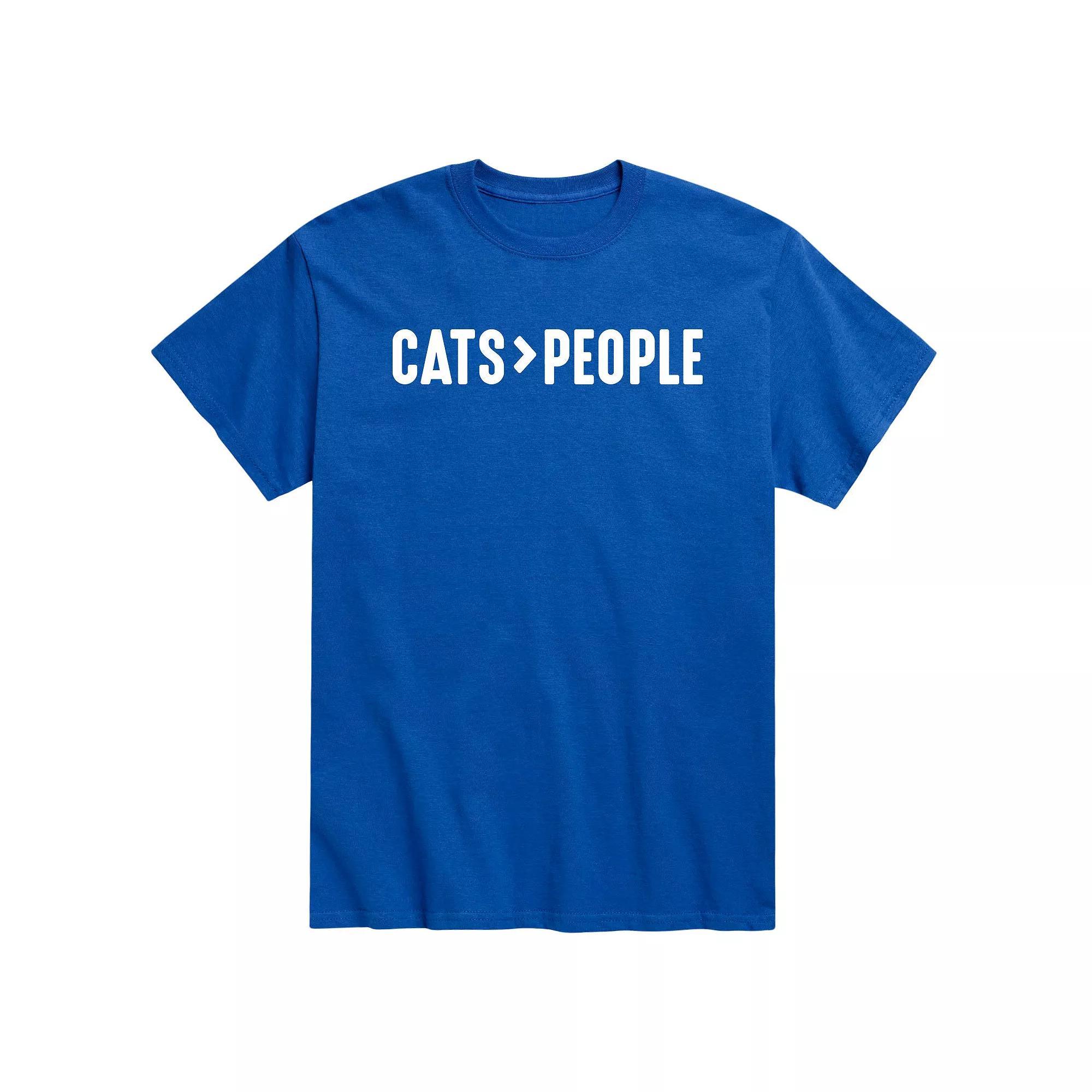 Men's Cats Greater Than People Tee,  Product Image