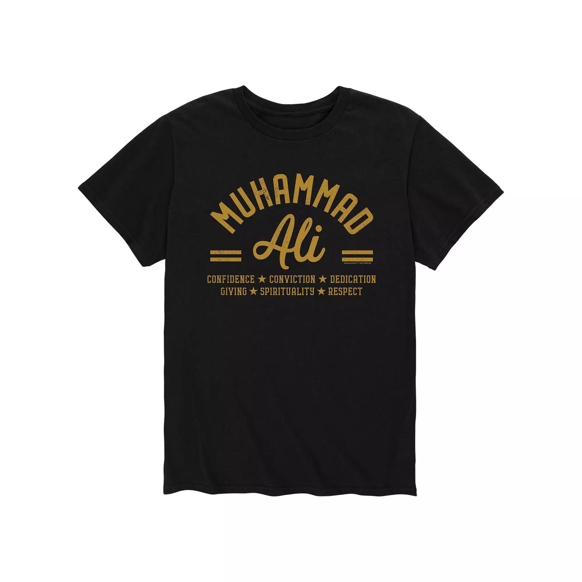 Men's Muhammad Ali Principles Tee, Size: Large, Black Product Image