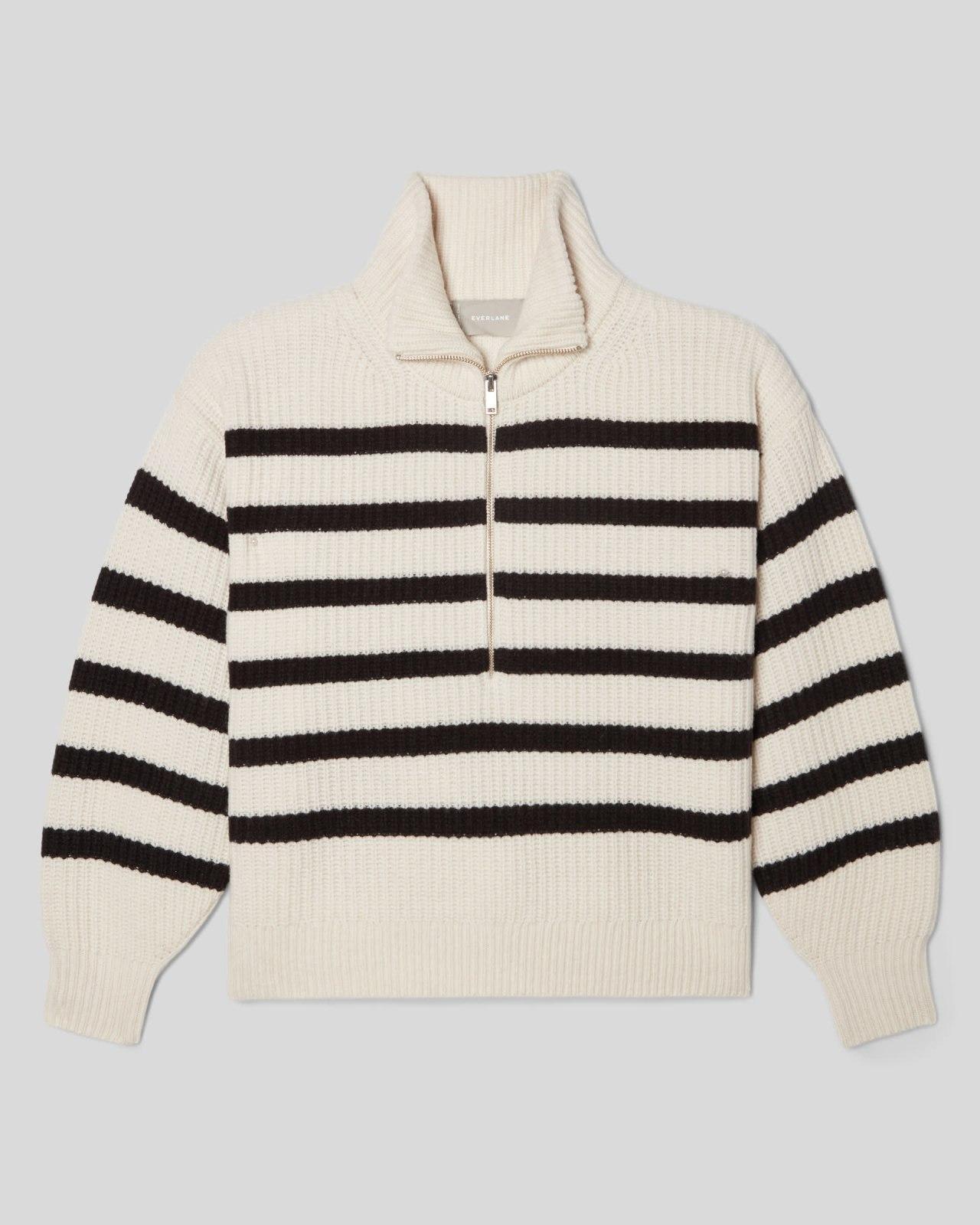 The Half-Zip Sweater in Luxe Merino Product Image