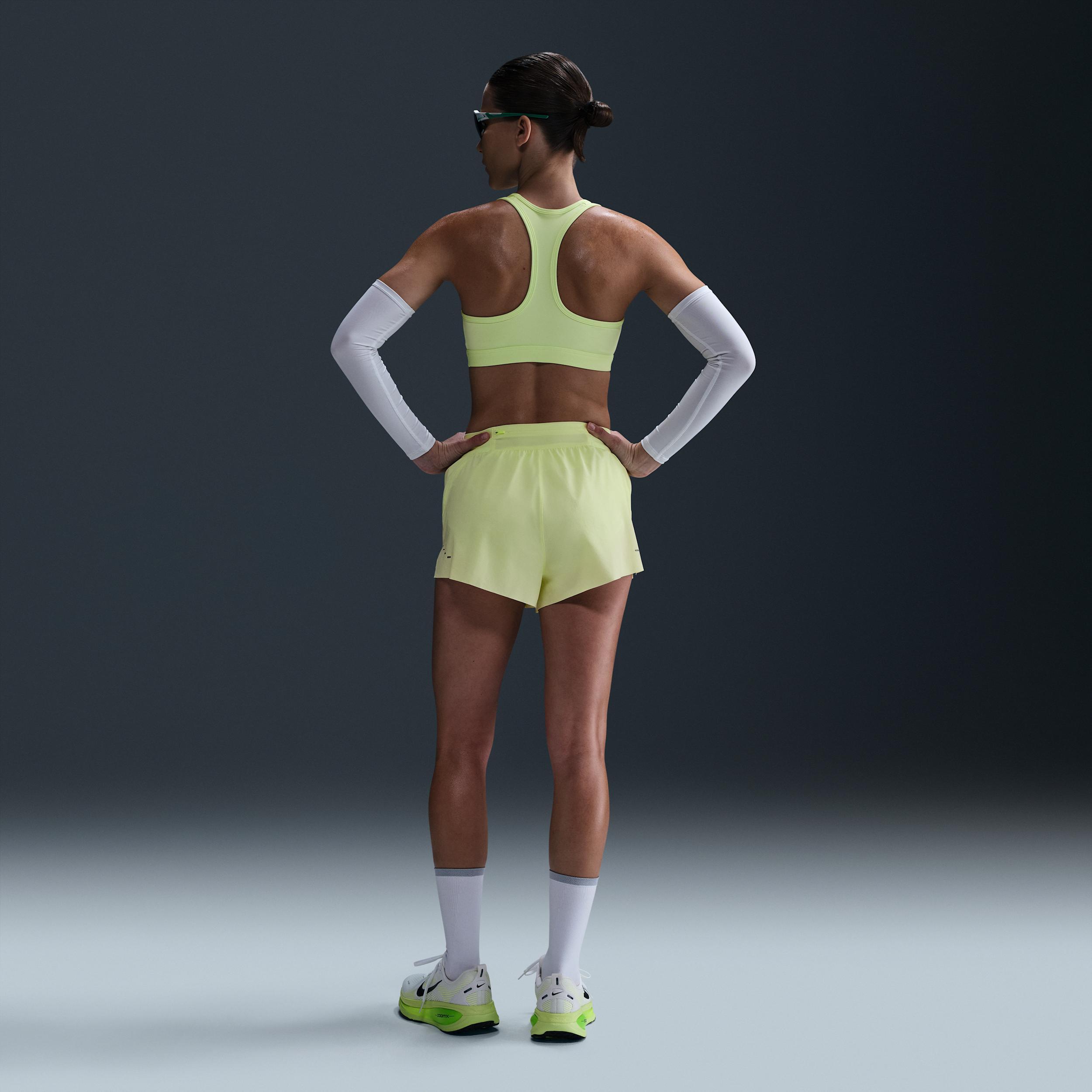 Nike Women's Swift Dri-FIT Mid-Rise 2.5" Brief-Lined Running Shorts Product Image