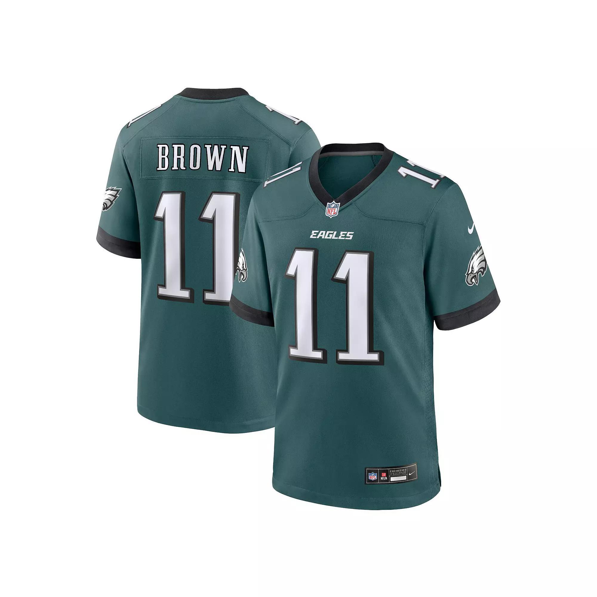 A.J. Brown Philadelphia Eagles Nike Mens NFL Game Jersey | 67NM0ABR86F-XZ0 Product Image