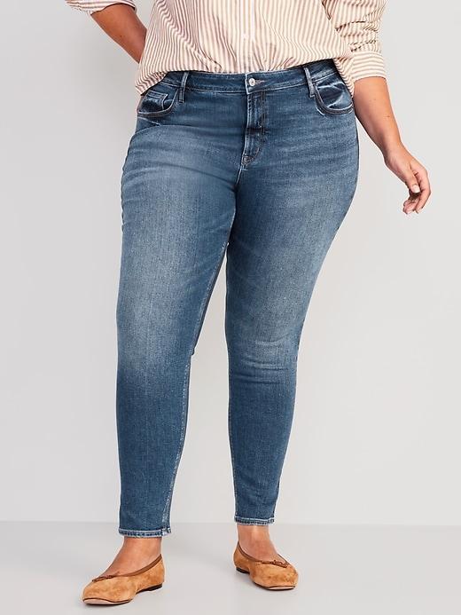 Mid-Rise Rockstar Super-Skinny Jeans Product Image