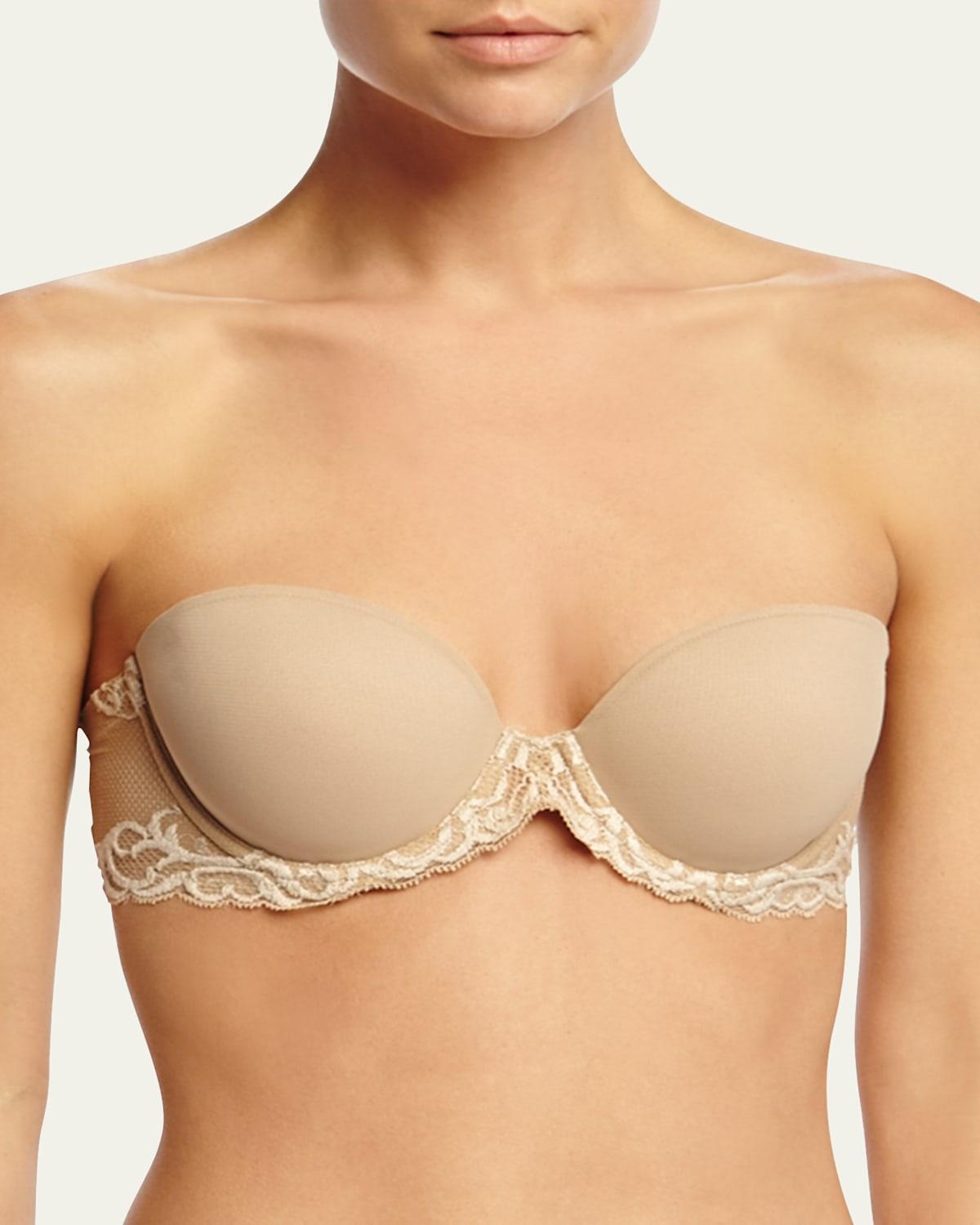 Feathers Strapless Plunge Bra Product Image