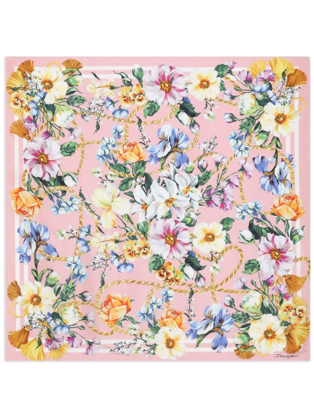 DOLCE & GABBANA Foulard In White Product Image