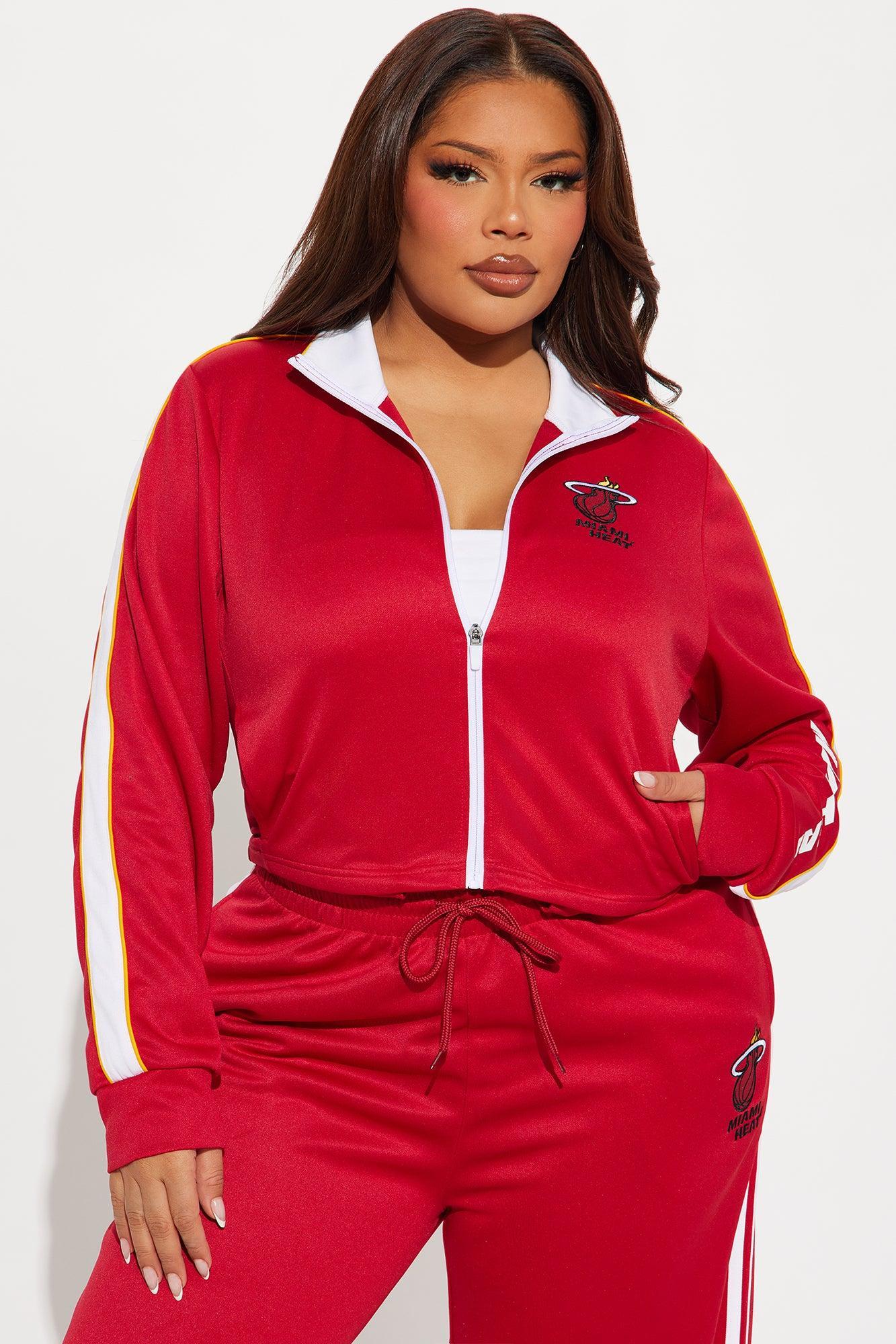 Miami Heat Halftime Track Jacket - Red Product Image