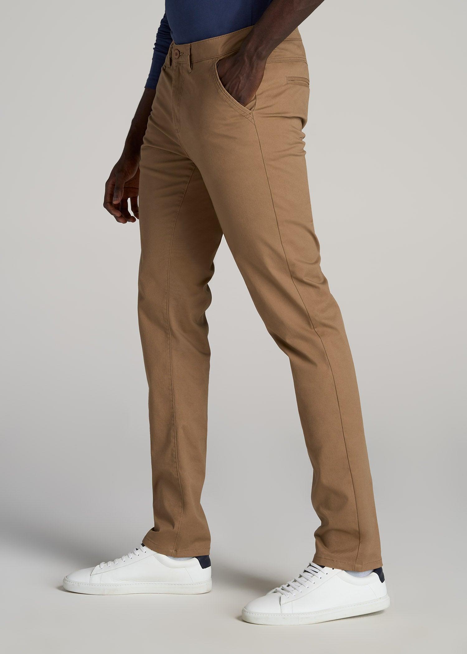 Carman TAPERED Chinos in Camo Green - Pants for Tall Men Product Image