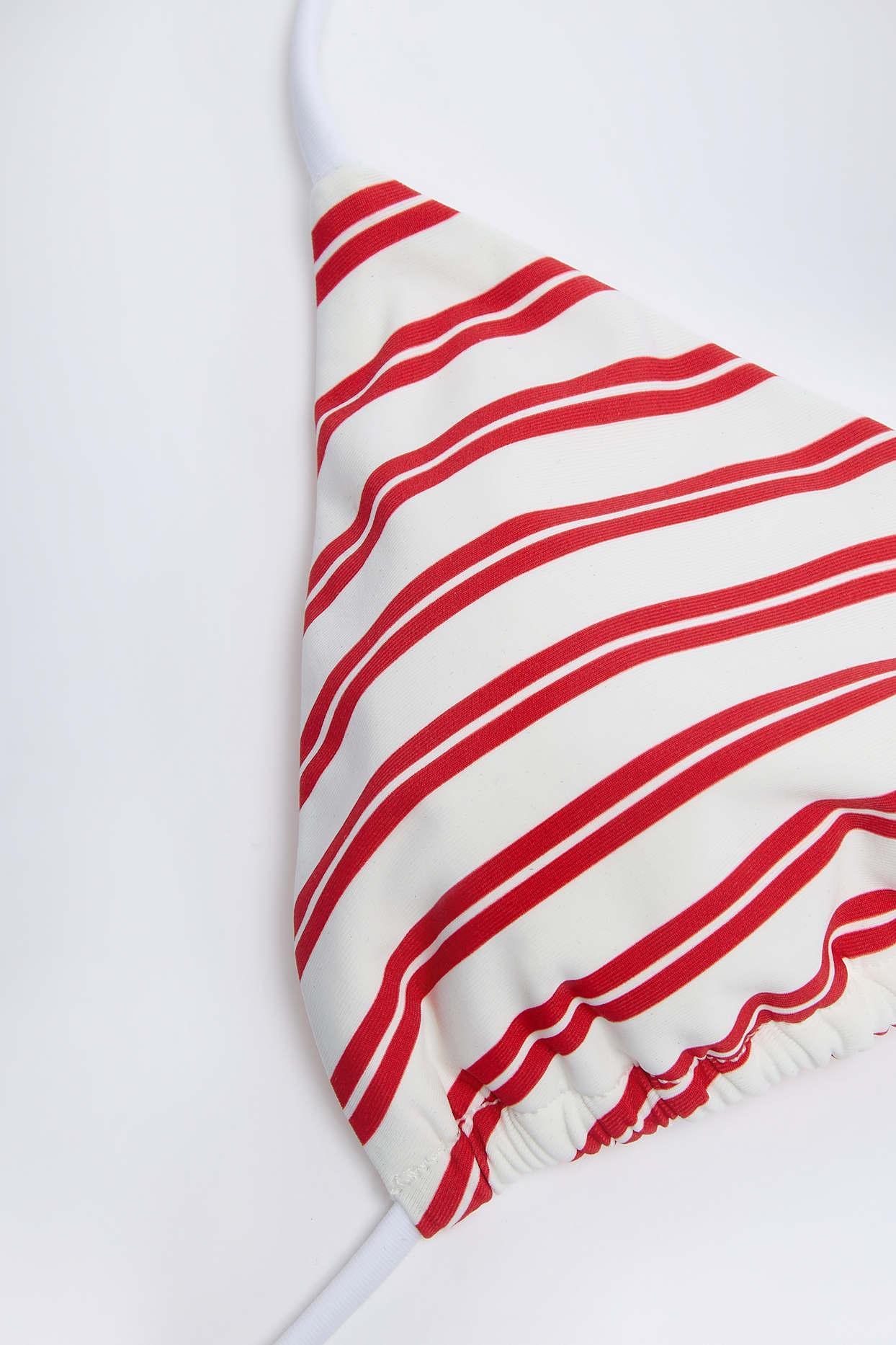 Triangle Bikini Top in Cherry Red Product Image