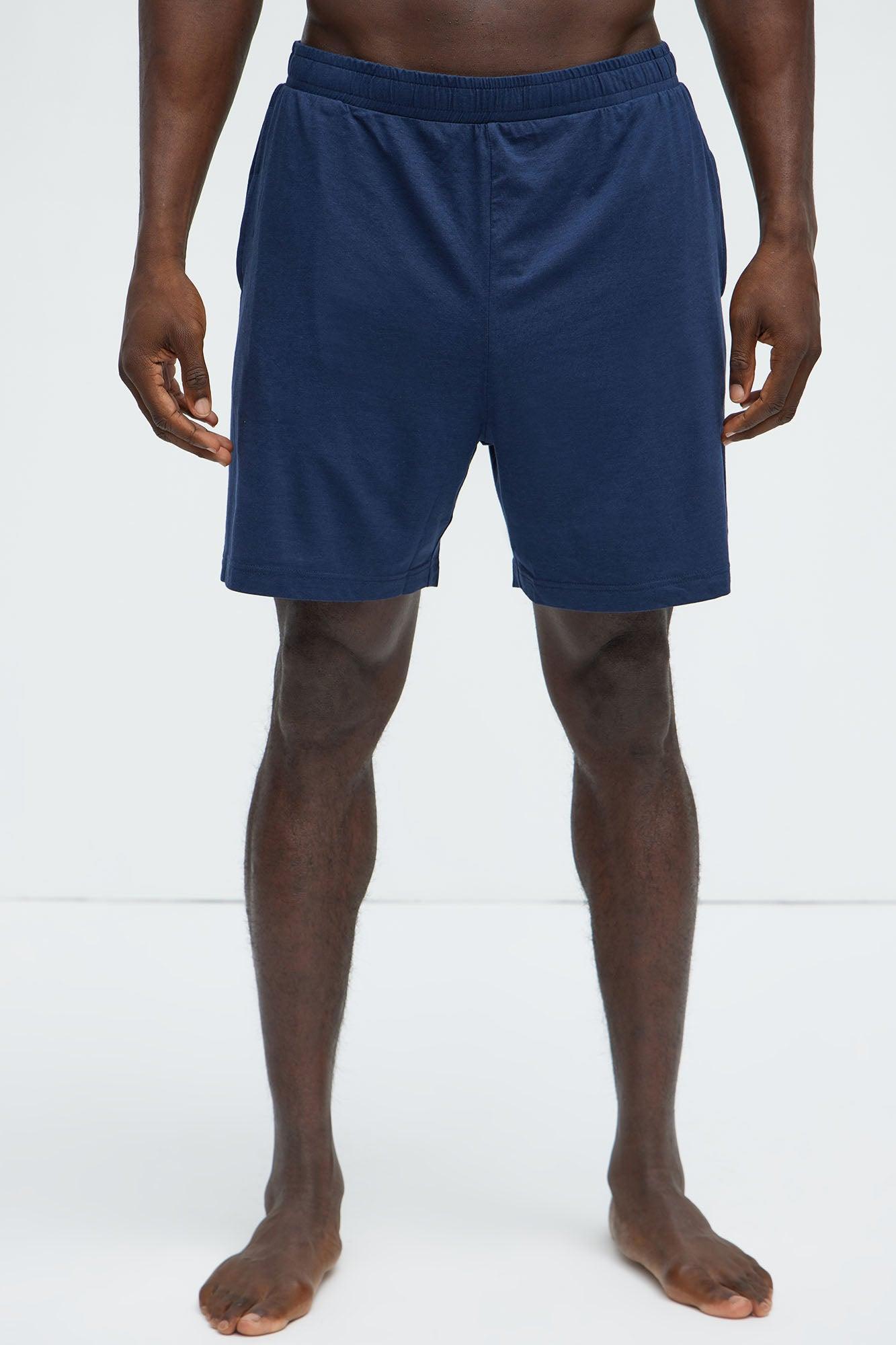 Essential Modal Lounge Shorts - Navy Product Image