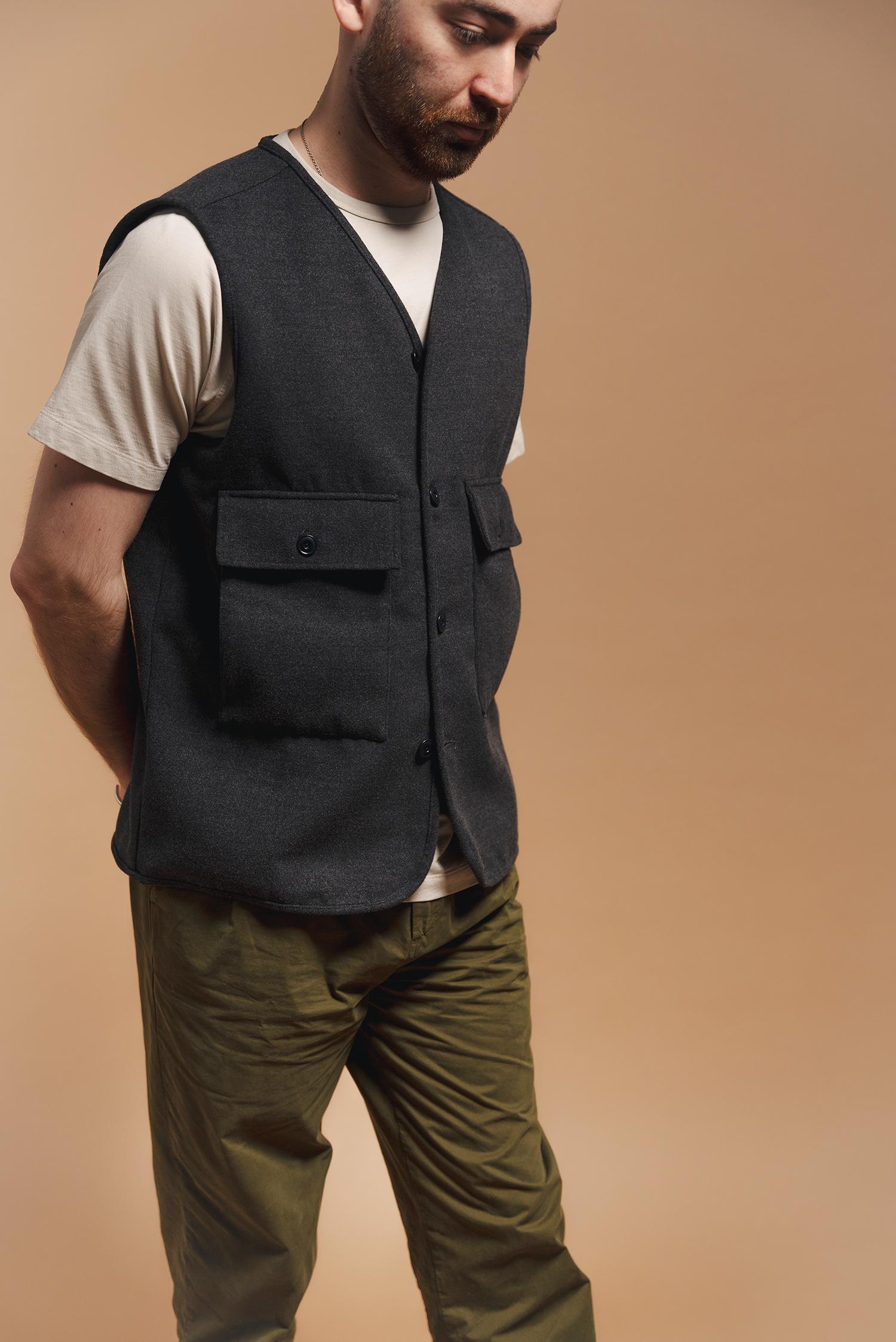 Archive Winter Gilet Overshirt Product Image