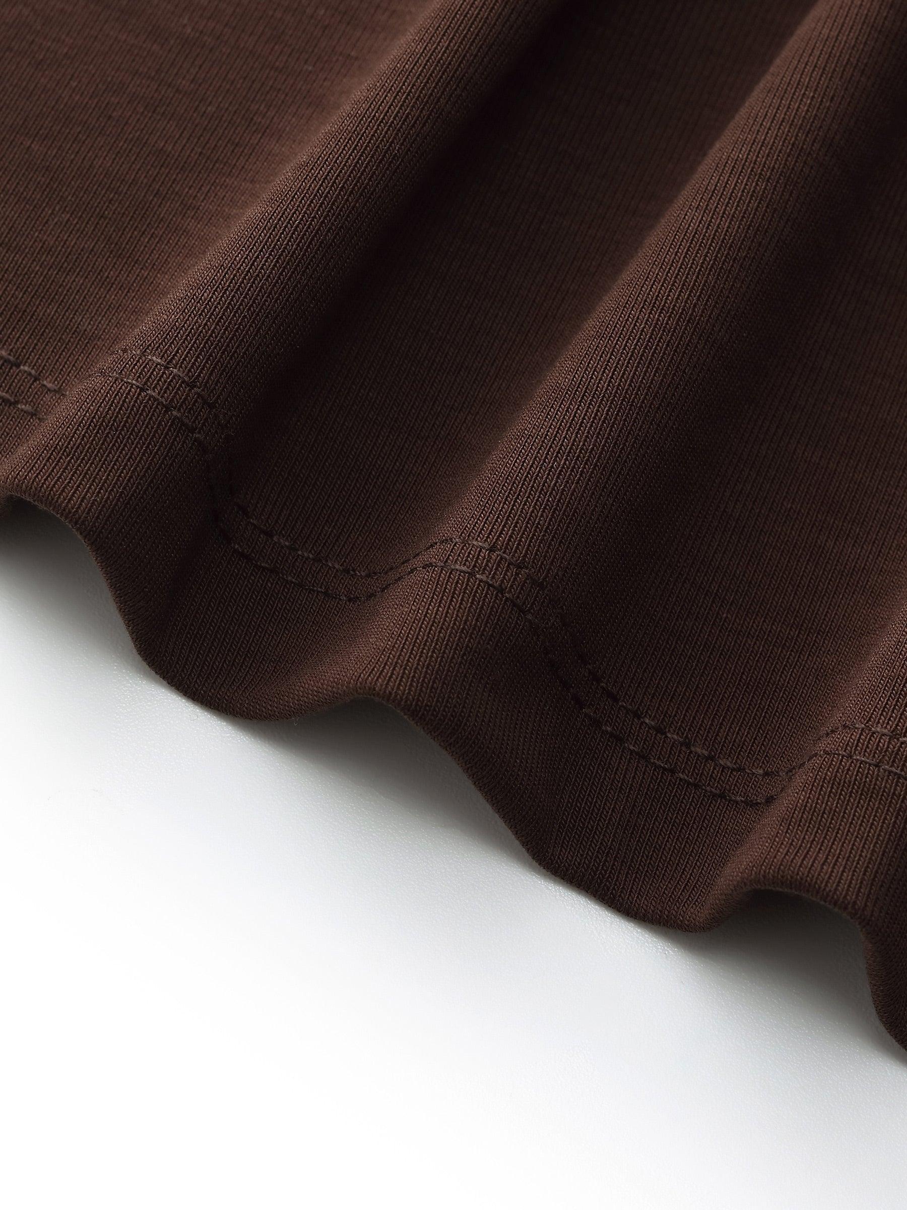 Tencel Blend Stretchy Knit Top And A-Line Skirt Two-Piece Set Product Image