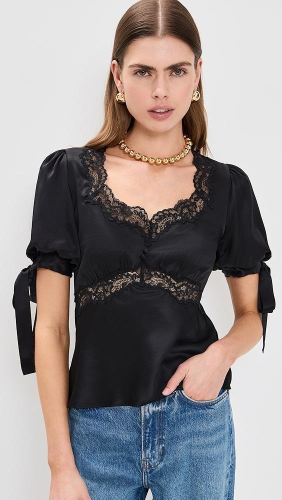 Reformation Dolly Silk Top | Shopbop Product Image