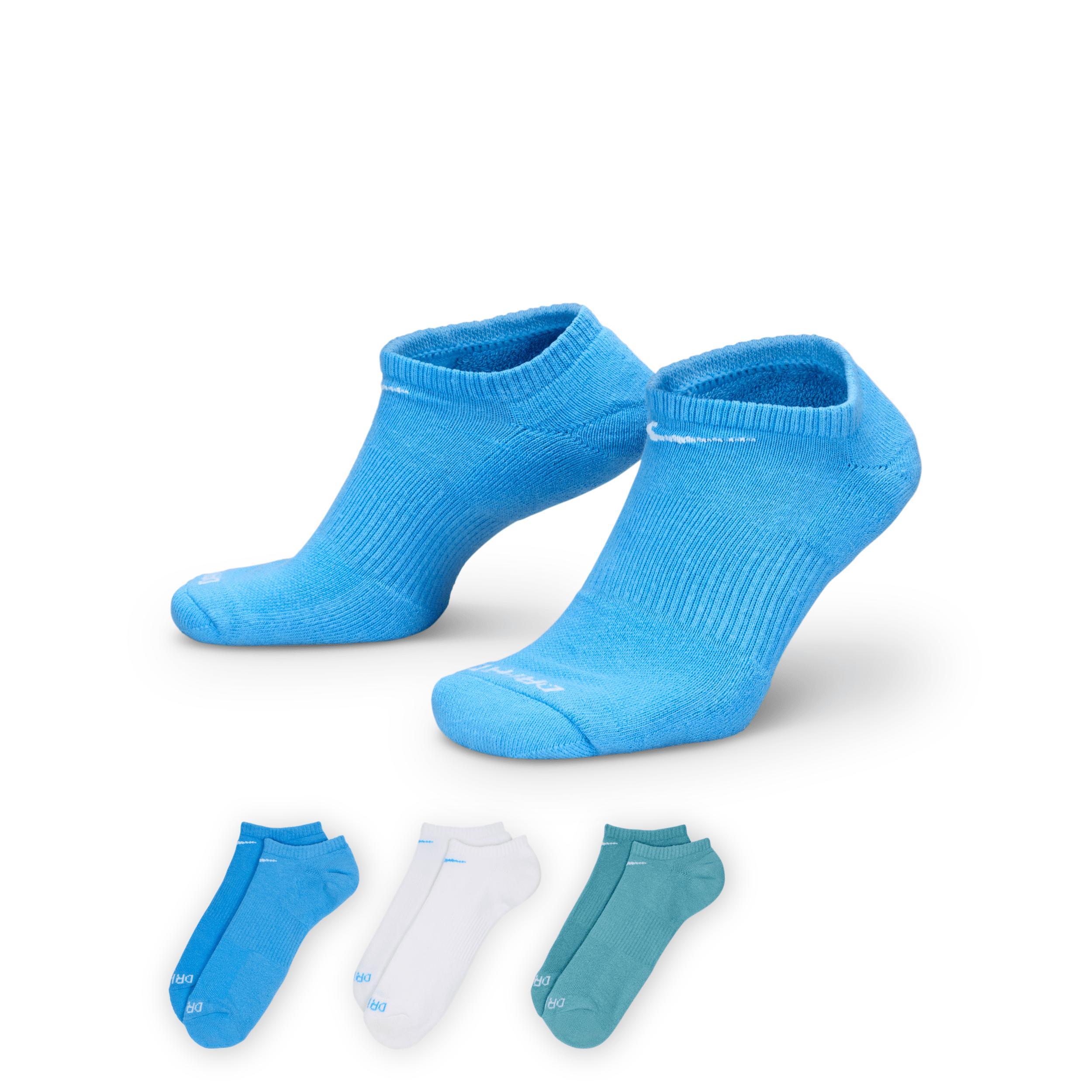 Nike Unisex Everyday Plus Cushion Training No-Show Socks (3 Pairs) Product Image