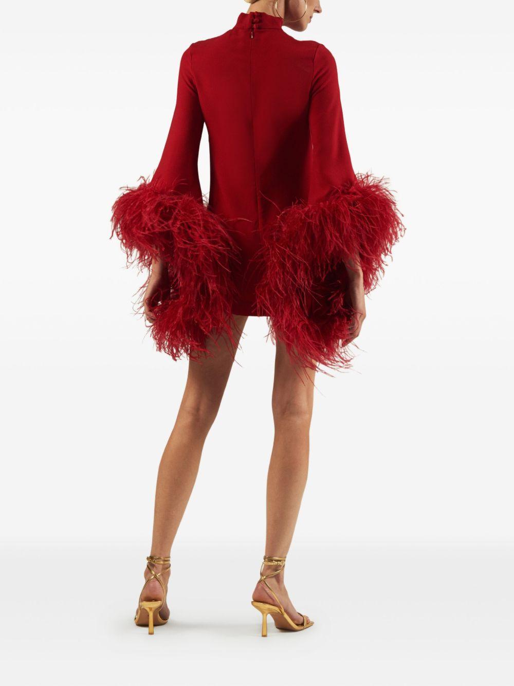 feather-cuff mini dress Product Image