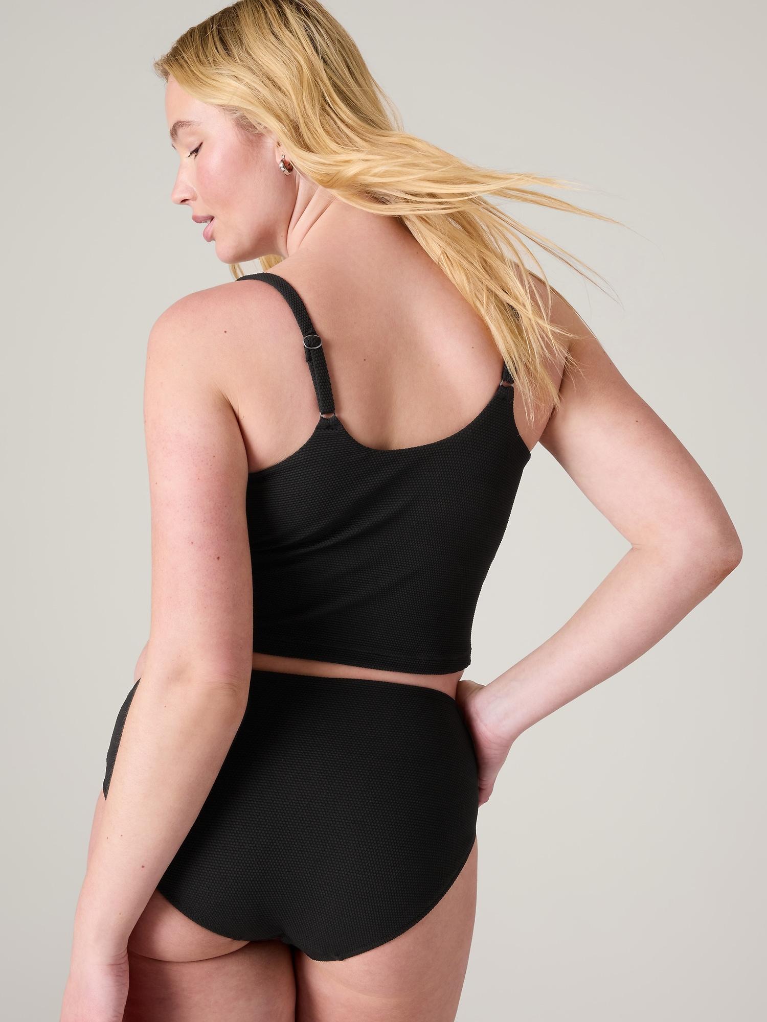 Scoop Crop Pique Tankini D-DD Product Image