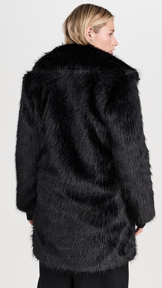 SAM. Faux Fur Mid Coat | Shopbop Product Image